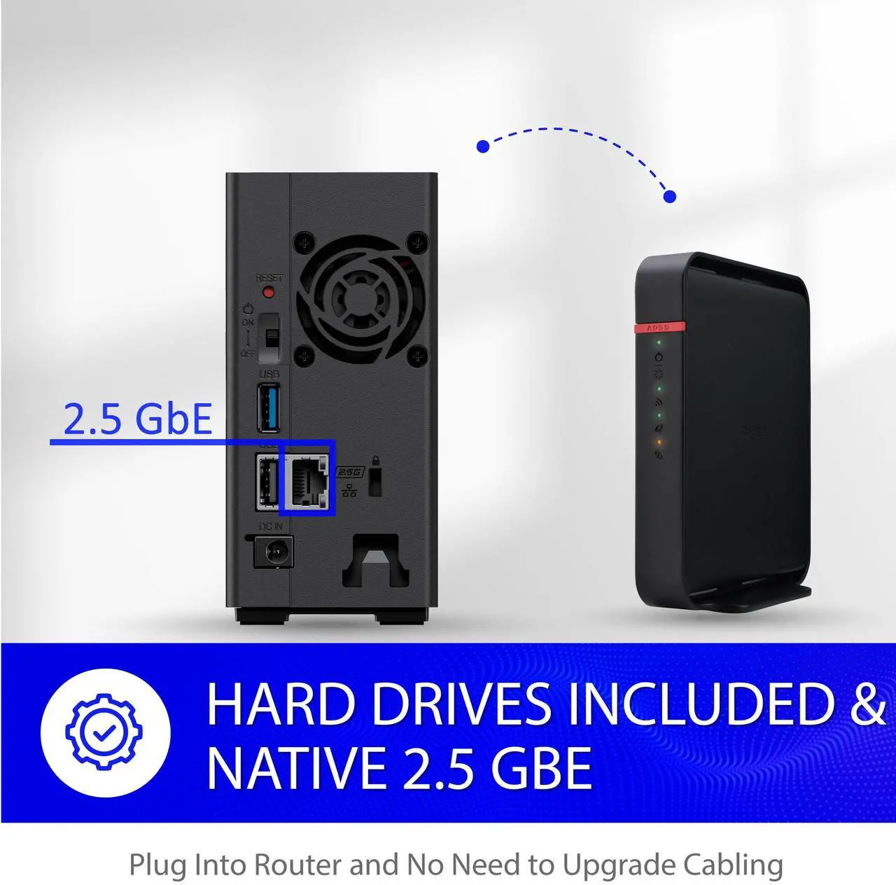 Alt view image 7 of 11 - BUFFALO LinkStation 710 1-Bay Professional Network Storage 4TB (1x4TB) with Hard Drives Included