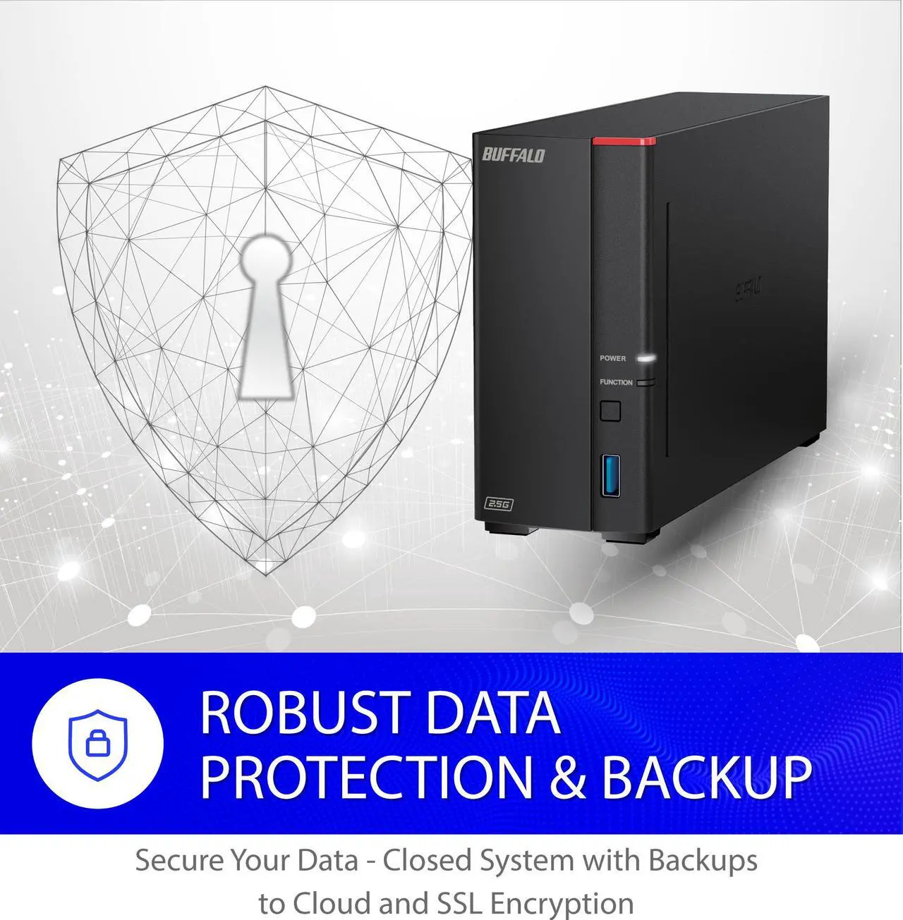 Alt view image 6 of 11 - BUFFALO LinkStation 710 1-Bay Professional Network Storage 4TB (1x4TB) with Hard Drives Included