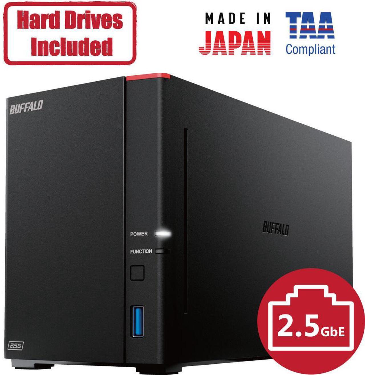 Main image of BUFFALO LinkStation 720 2-Bay Professional Network Storage 16TB (2x8TB) with Hard Drives Included