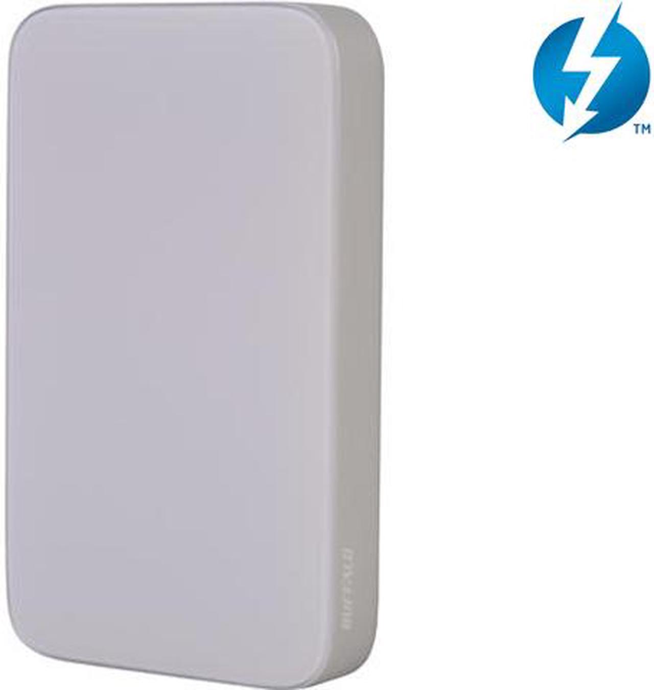 BUFFALO 1TB MiniStation Thunderbolt Portable Hard Drive USB 3.0 / Thunderbolt 10Gbps Model HD-PA1.0TU3