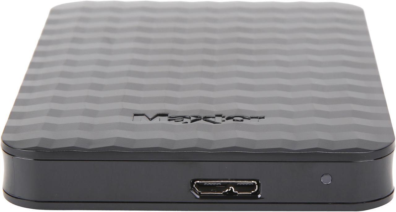 Alt view image 4 of 6 - Seagate Maxtor 4TB M3 Portable External Hard Drive USB 3.0 STSHX-M401TCBM Black