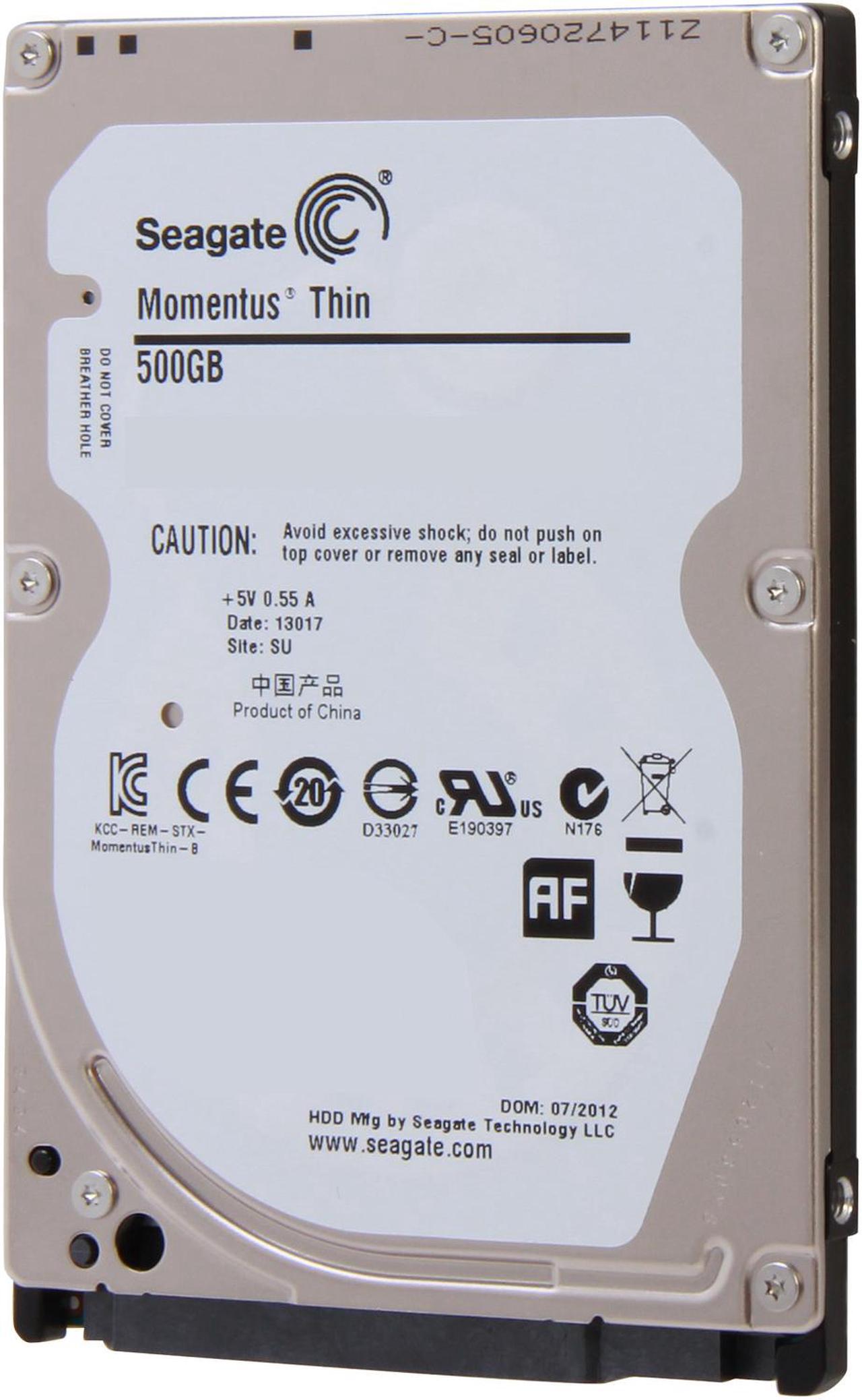 Main image of Seagate Laptop Thin ST500LT012 500GB 5400 RPM 16MB Cache SATA 6.0Gb/s 2.5" Internal Notebook Hard Drive Bare Drive