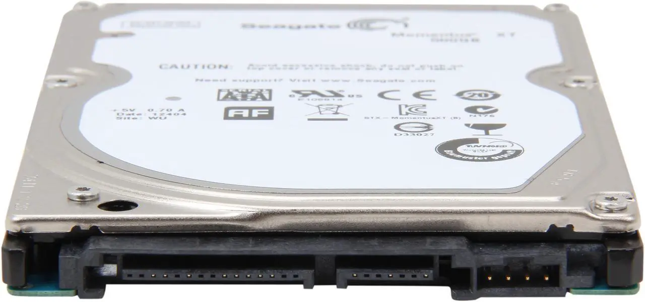 Alt view image 3 of 4 - Seagate Momentus XT ST500LX003 500GB 7200 RPM 32MB Cache SATA 6.0Gb/s 2.5" Solid State Hybrid Drive Bare Drive
