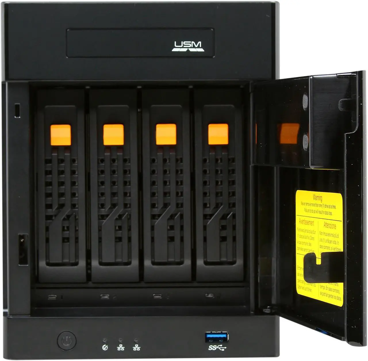 Alt view image 2 of 6 - Seagate STBP8000100 8TB Business Storage 4-Bay NAS