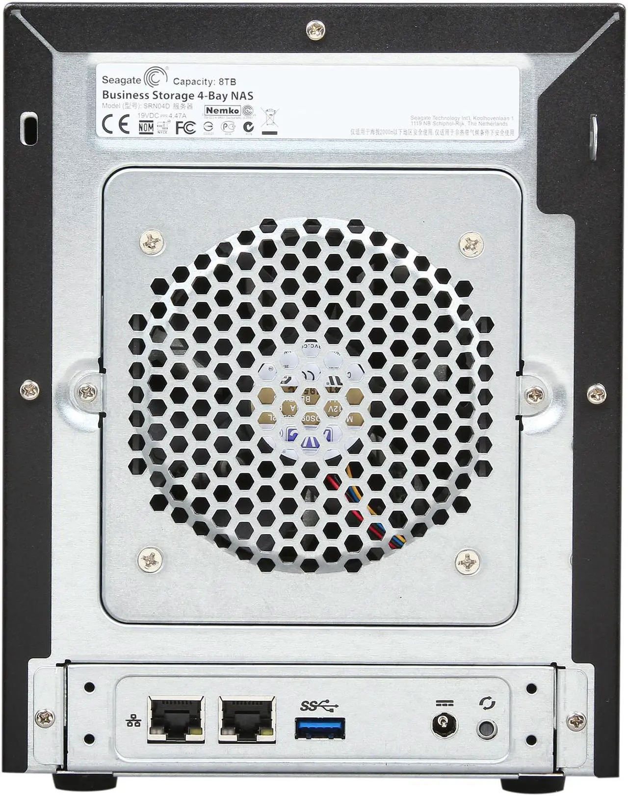 Alt view image 4 of 6 - Seagate STBP8000100 8TB Business Storage 4-Bay NAS