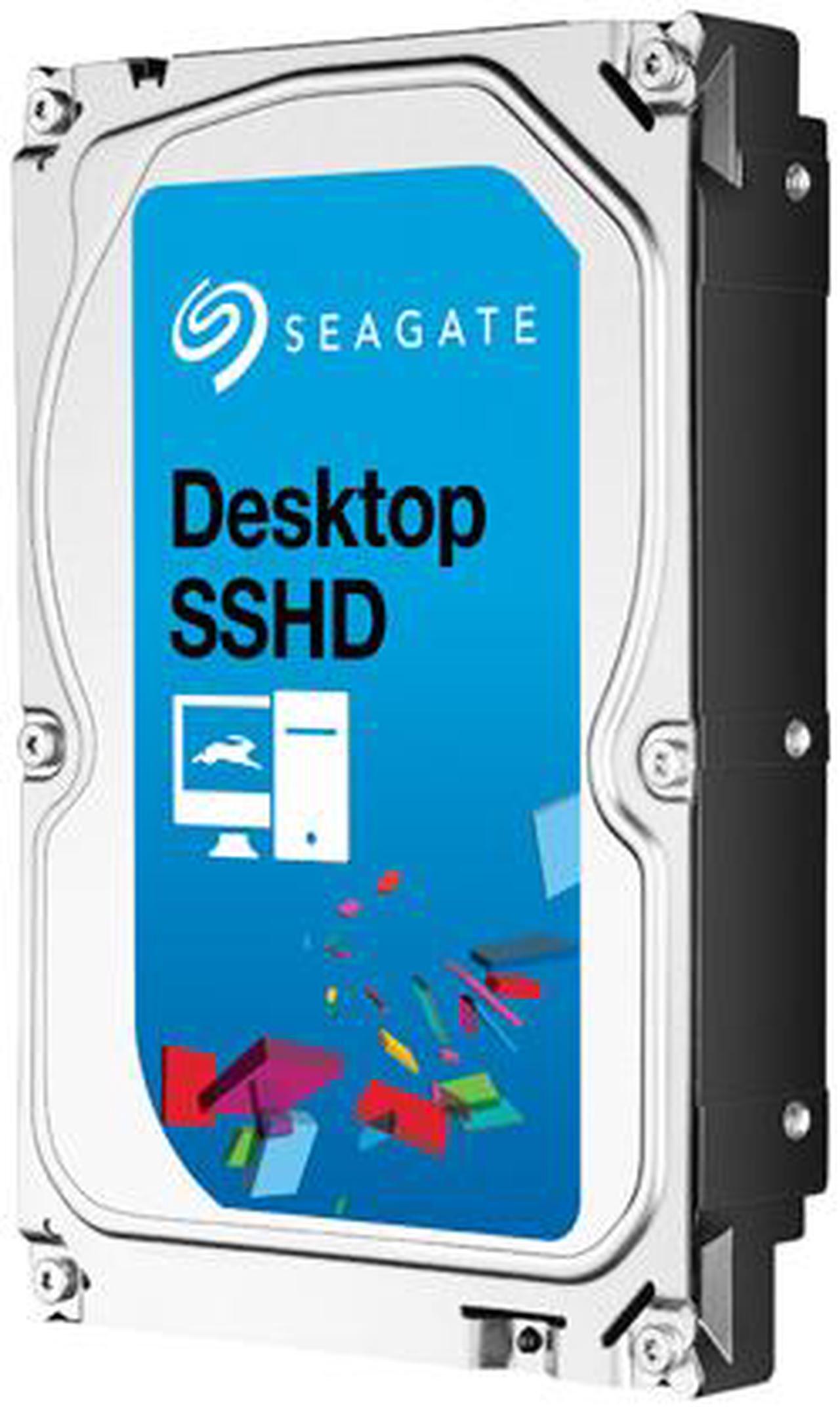 Alt view image 2 of 3 - Seagate Desktop SSHD ST1000DX001 1TB 7200 RPM 64MB Cache SATA 6.0Gb/s 3.5" Solid State Hybrid Drive Bare Drive
