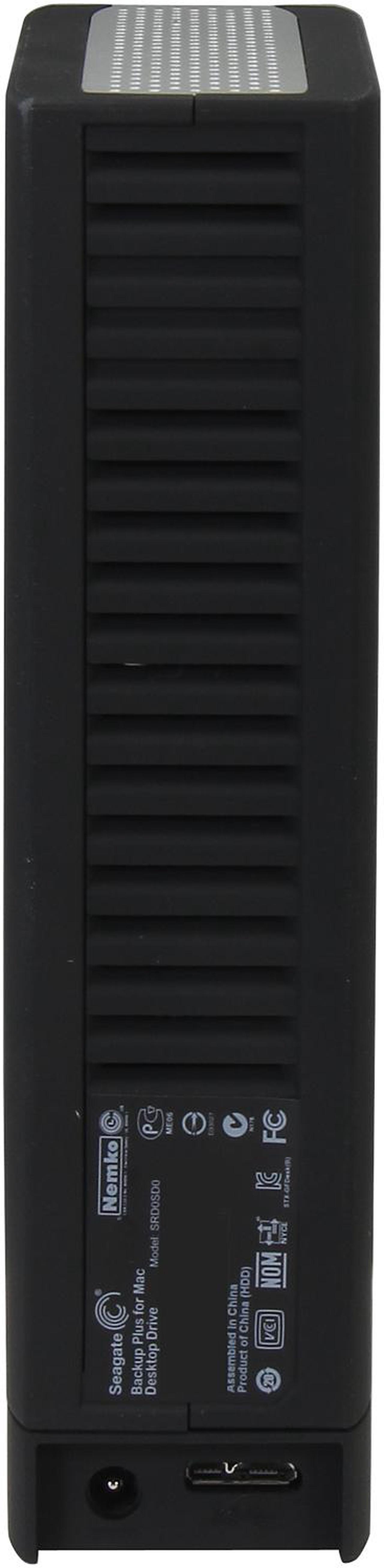 Alt view image 4 of 5 - Seagate 3TB 3.5 USB 3.0 Desktop Drive Backup Plus for Mac & PC Model STCB3000901