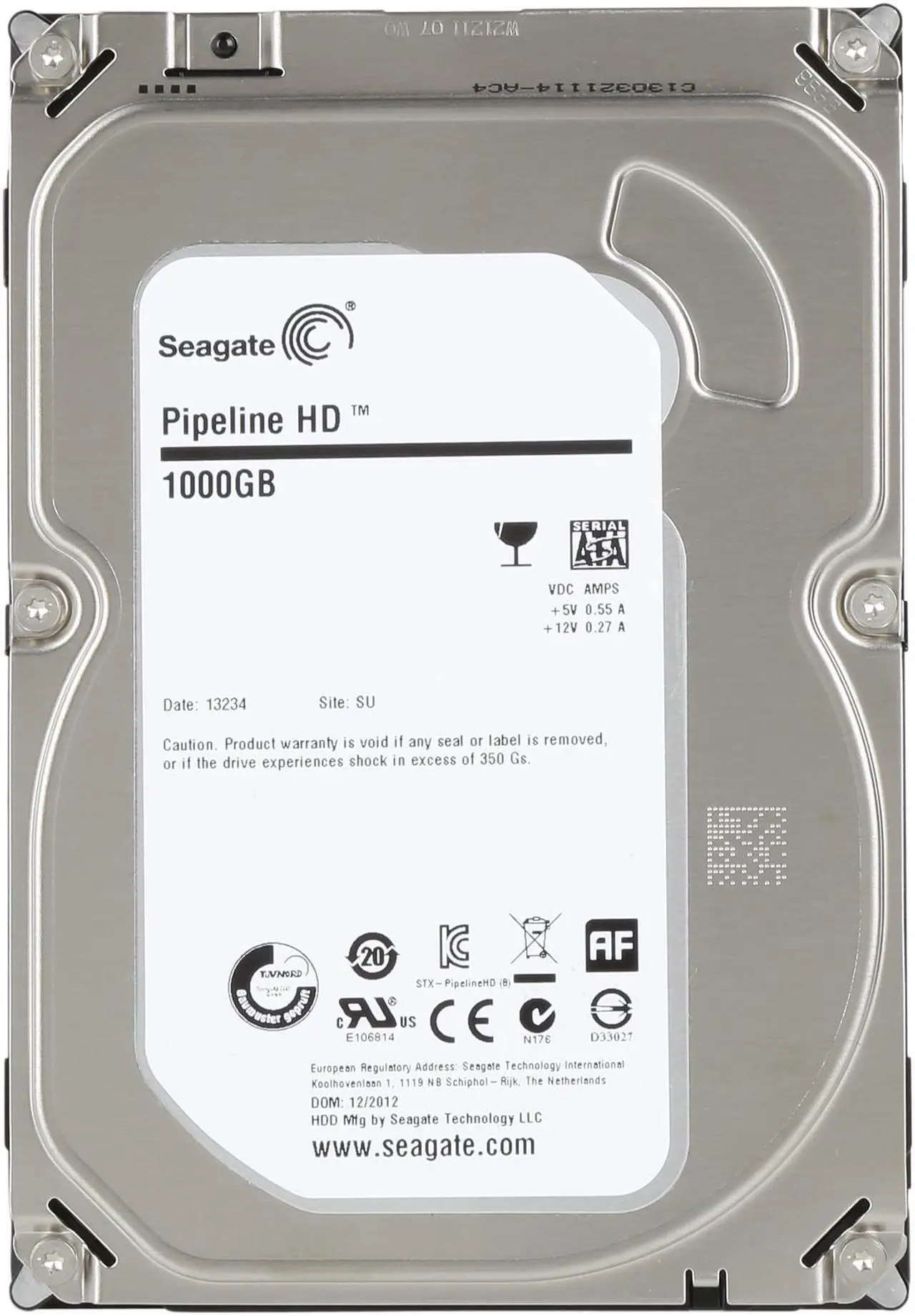 Alt view image 2 of 4 - Seagate Video ST1000VM002 1TB 5900 RPM 64MB Cache SATA 3.0Gb/s 3.5" Internal Hard Drive Bare Drive
