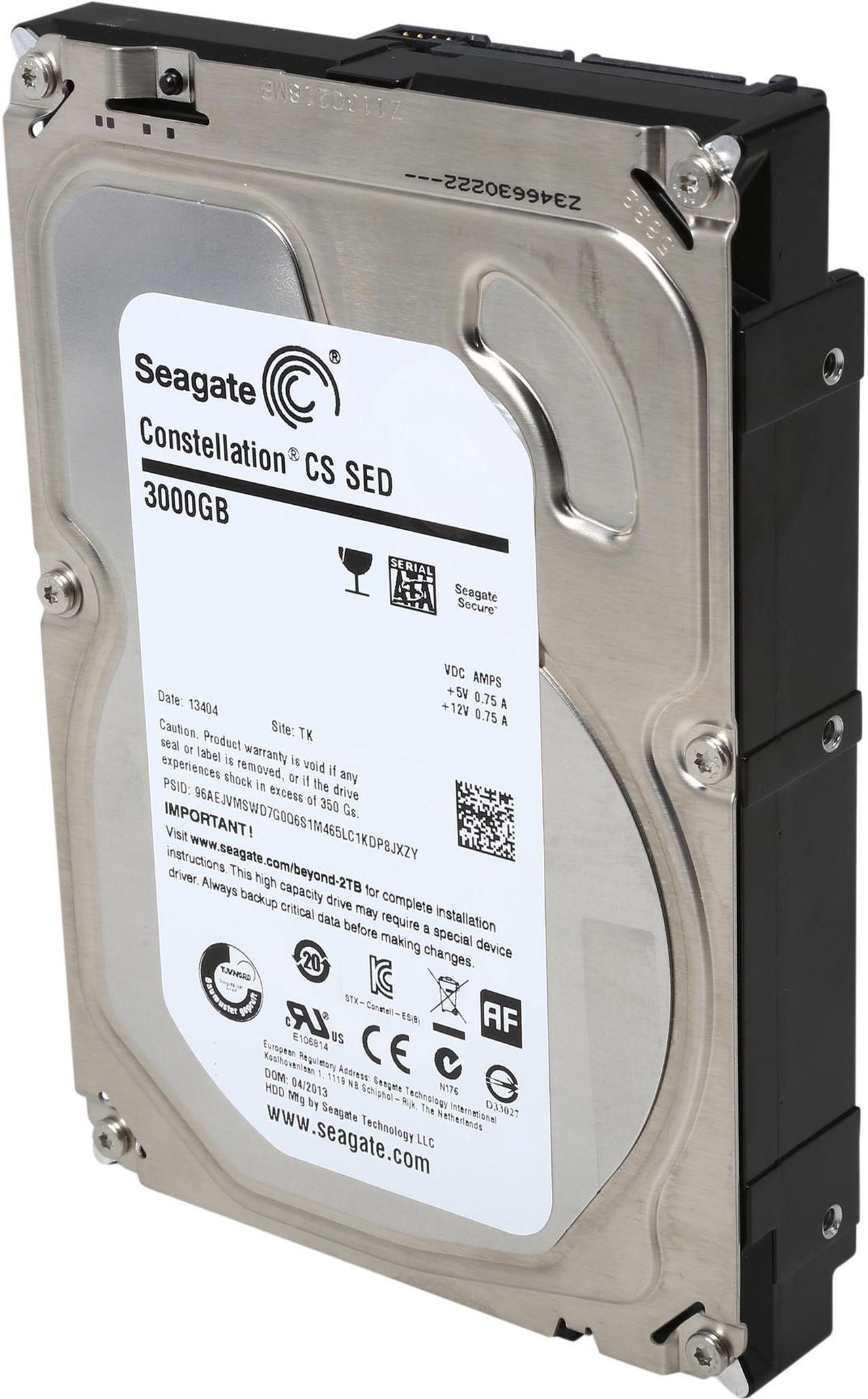 Main image of Seagate Constellation CS ST3000NC000 3TB 7200 RPM 64MB Cache SATA 6.0Gb/s 3.5" Internal Hard Drive Bare Drive