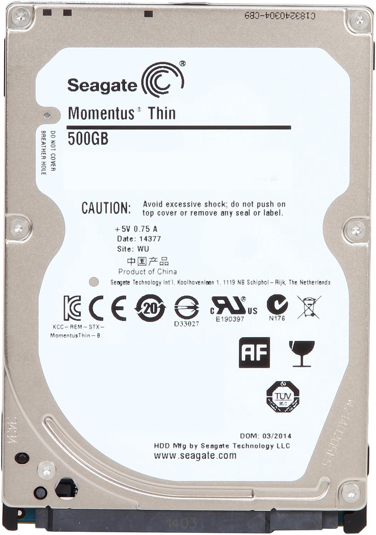 Alt view image 3 of 5 - Seagate Laptop Thin ST500LM021 500GB 7200 RPM 32MB Cache SATA 6.0Gb/s 2.5" Hard Drive