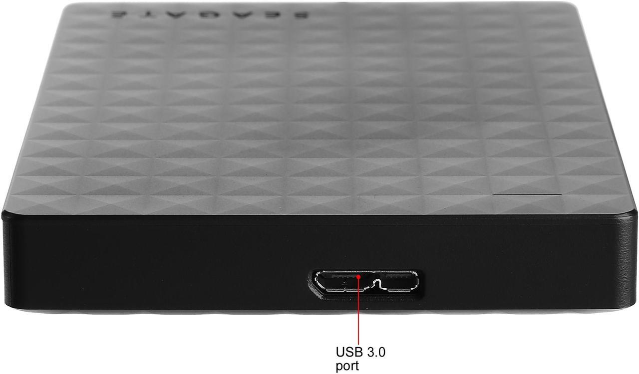 Alt view image 8 of 9 - Seagate Portable Hard Drive 1TB HDD - External Expansion for PC Windows PS4 & Xbox - USB 2.0 & 3.0 Black (STEA1000400)