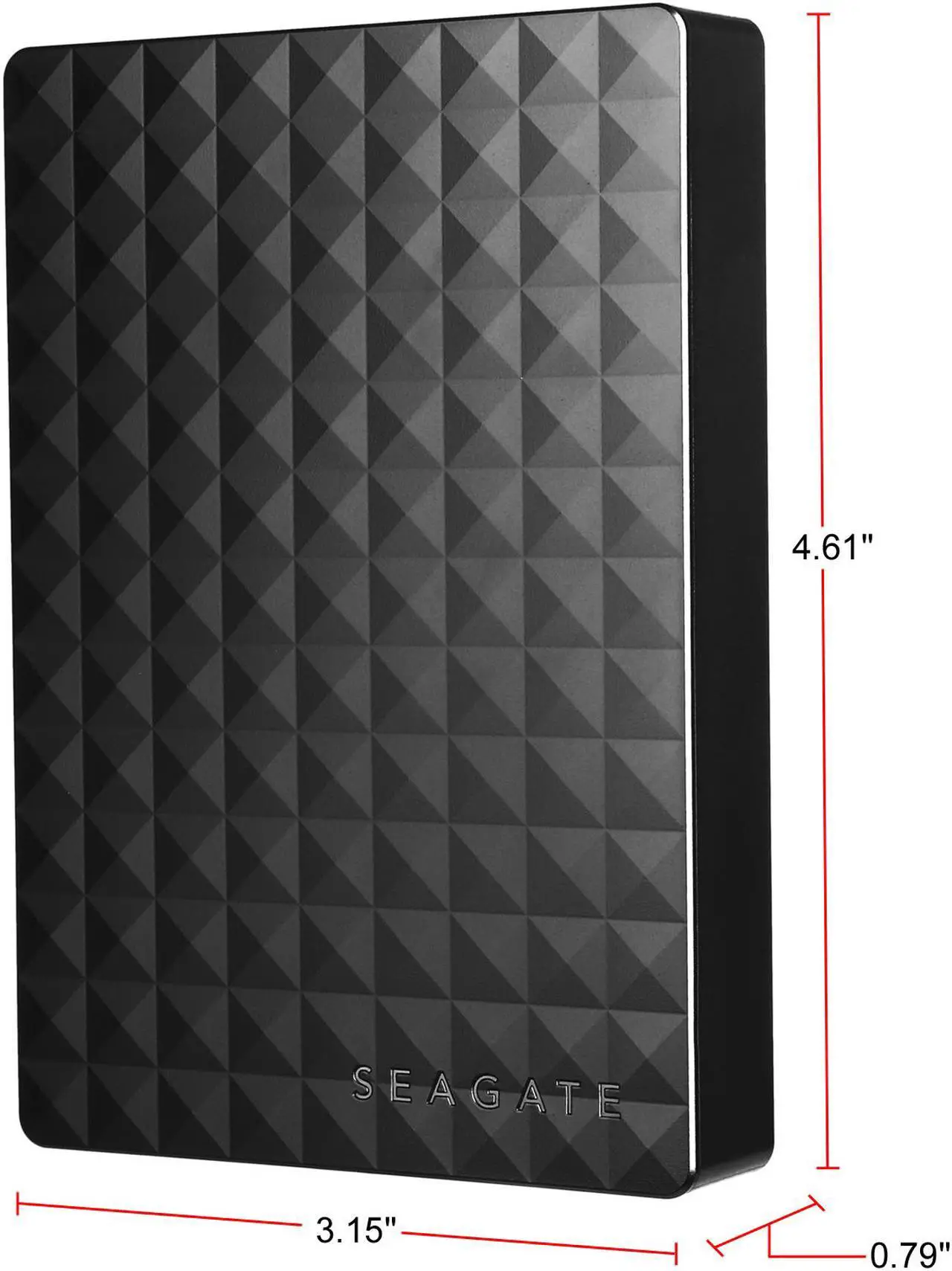 Alt view image 2 of 6 - Seagate Portable Hard Drive 4TB HDD - External Expansion for PC Windows PS4 & Xbox - USB 2.0 & 3.0 Black (STEA4000400)