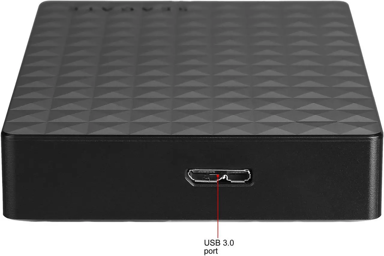 Alt view image 5 of 6 - Seagate Portable Hard Drive 4TB HDD - External Expansion for PC Windows PS4 & Xbox - USB 2.0 & 3.0 Black (STEA4000400)
