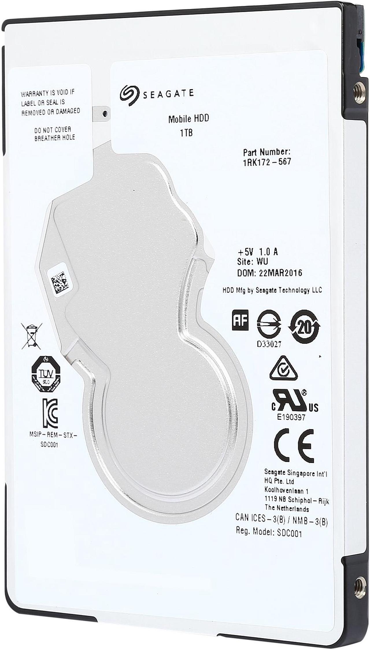 Alt view image 5 of 8 - Seagate ST1000LM035 1TB 5400 RPM 128MB Cache SATA 6.0Gb/s 2.5" Internal Notebook Hard Drive