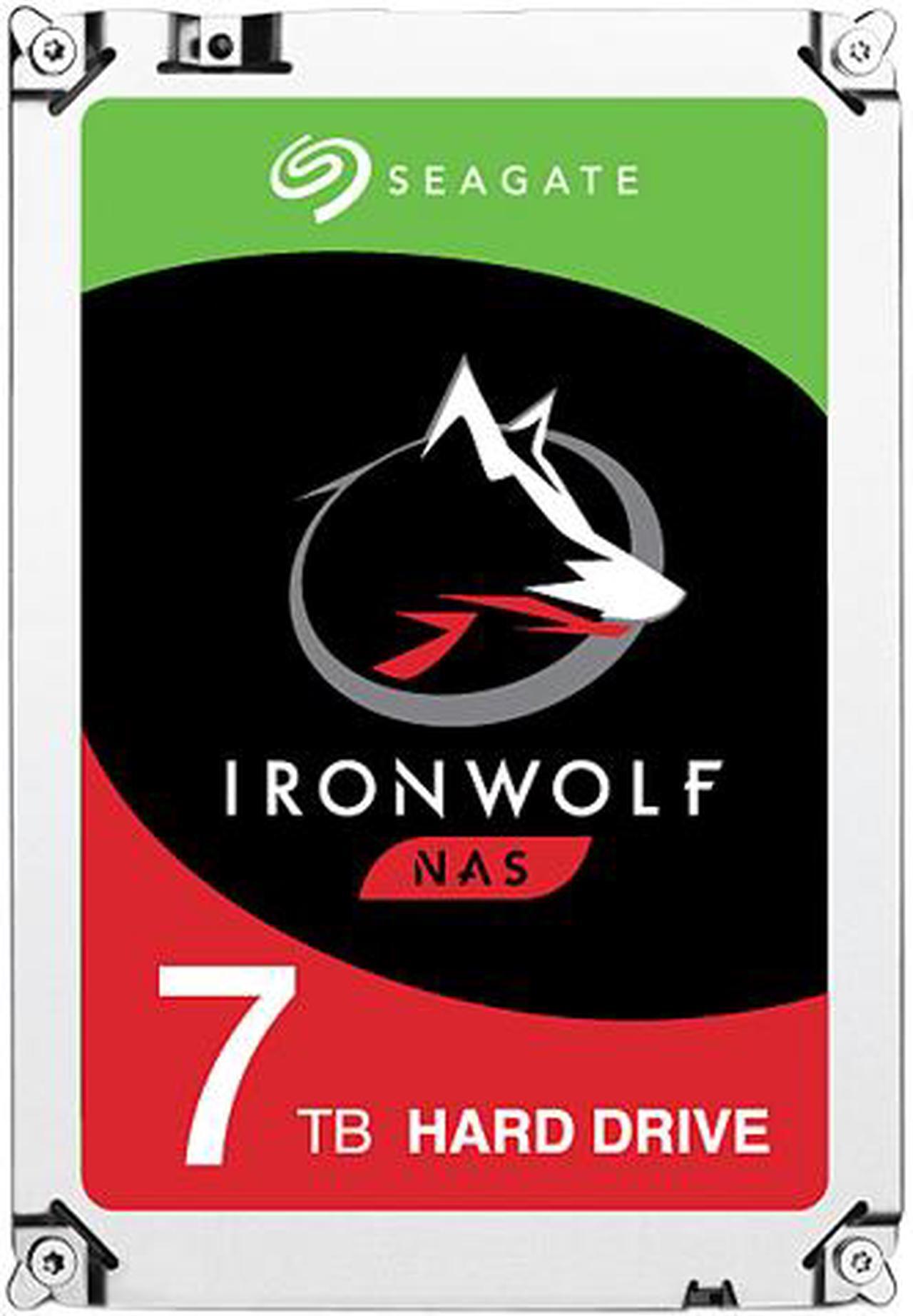 Main image of Seagate IronWolf 7TB NAS Hard Drive 7200 RPM 256MB Cache SATA 6.0Gb/s 3.5" Internal Hard Drive ST7000VN0002