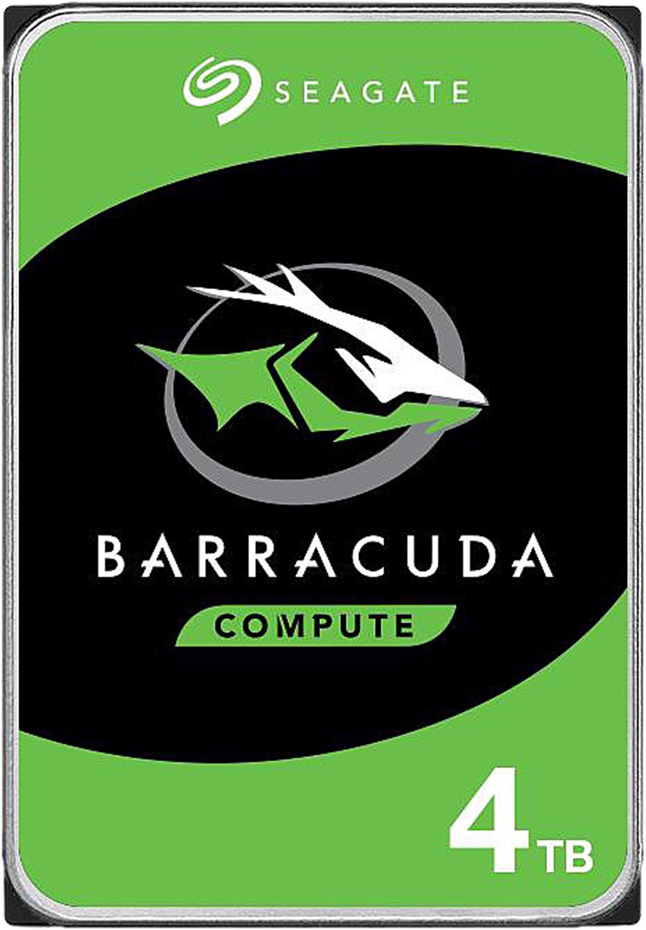 Seagate BarraCuda ST4000DM004 4TB 5400 RPM 256MB Cache SATA 6.0Gb/s 3.5" Hard Drives Bare Drive - OEM