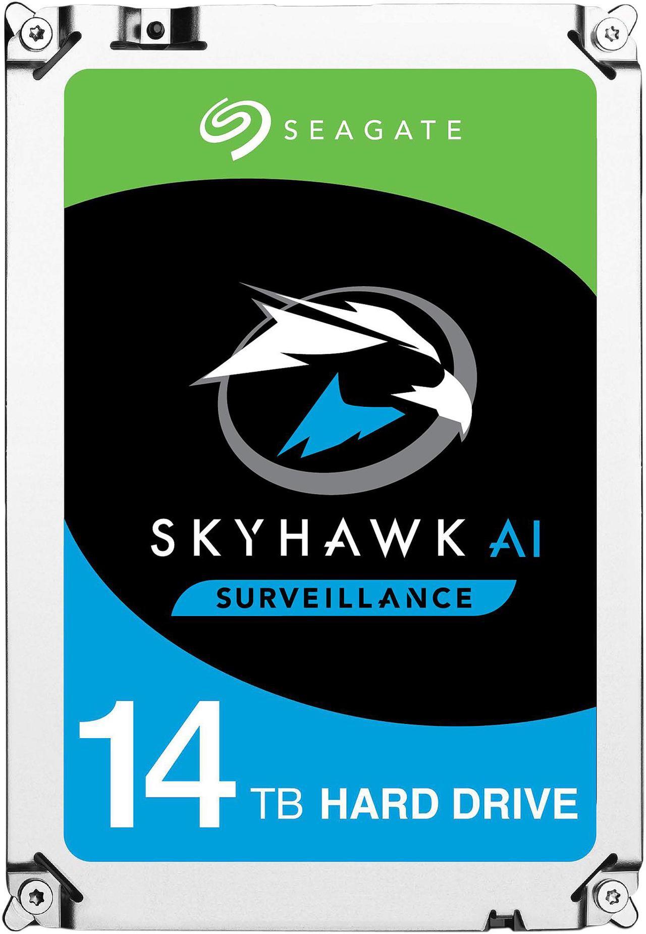 Main image of Seagate SkyHawk AI ST14000VE0008 14TB 7200 RPM 256MB Cache SATA 6.0Gb/s 3.5" Internal Hard Drive Bare Drive