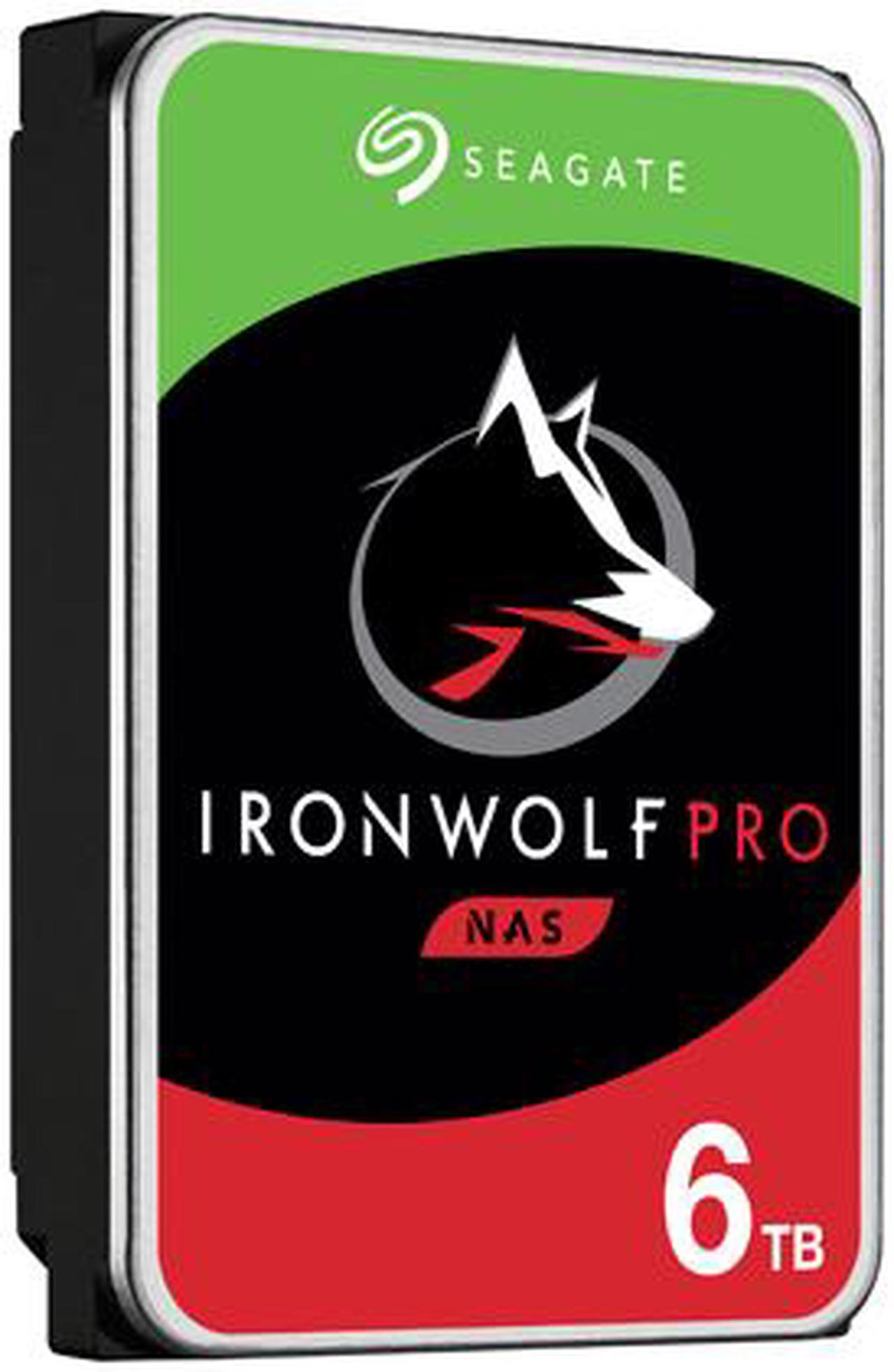 Alt view image 3 of 5 - Seagate IronWolf Pro 6TB NAS Hard Drive 7200 RPM 256MB Cache CMR SATA 6.0Gb/s 3.5" Internal HDD ST6000NE000