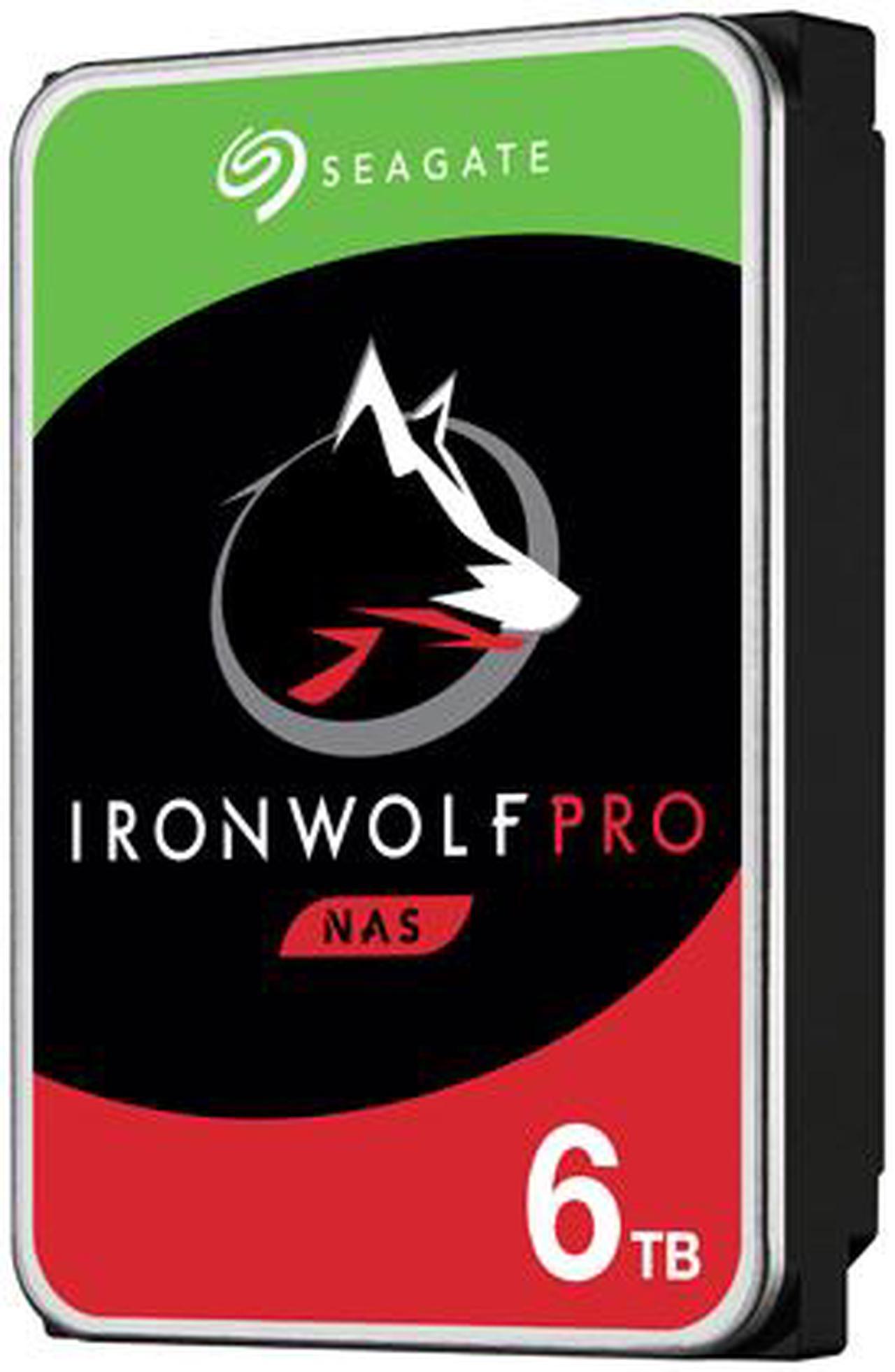 Alt view image 2 of 5 - Seagate IronWolf Pro 6TB NAS Hard Drive 7200 RPM 256MB Cache CMR SATA 6.0Gb/s 3.5" Internal HDD ST6000NE000