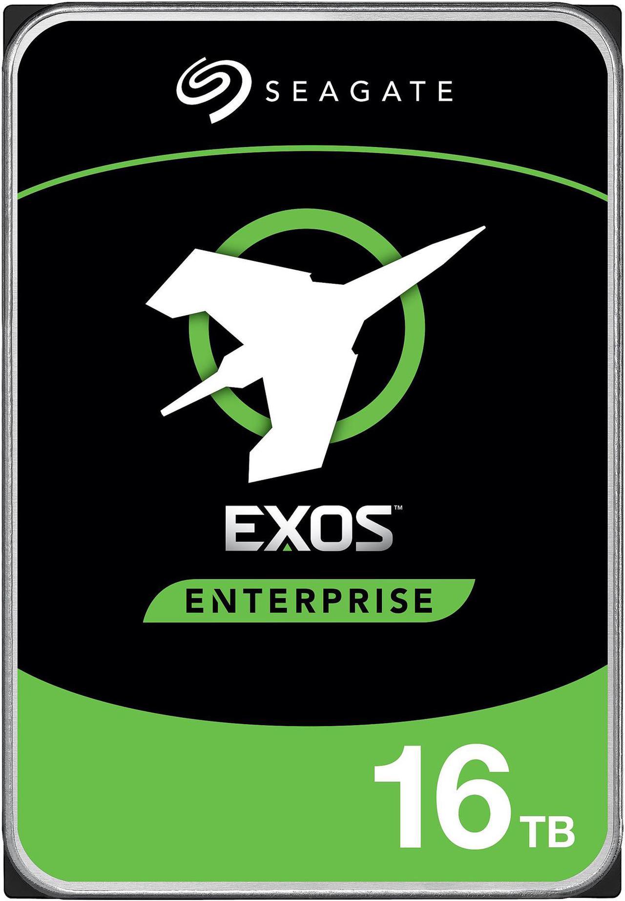 Seagate Exos X16 16TB Enterprise HDD 12Gb/s SAS 512e/4Kn 7200 RPM 256MB Cache 3.5" Internal Hard Drive ST16000NM002G