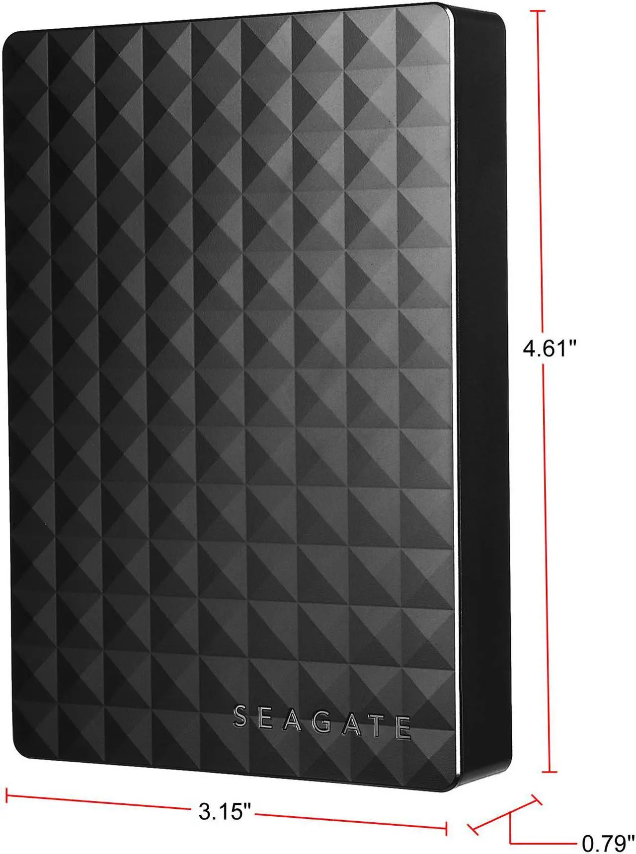Alt view image 2 of 6 - Seagate Portable Hard Drive 5TB HDD - External Expansion for PC Windows PS4 & Xbox - USB 2.0 & 3.0 Black (STEA5000402)