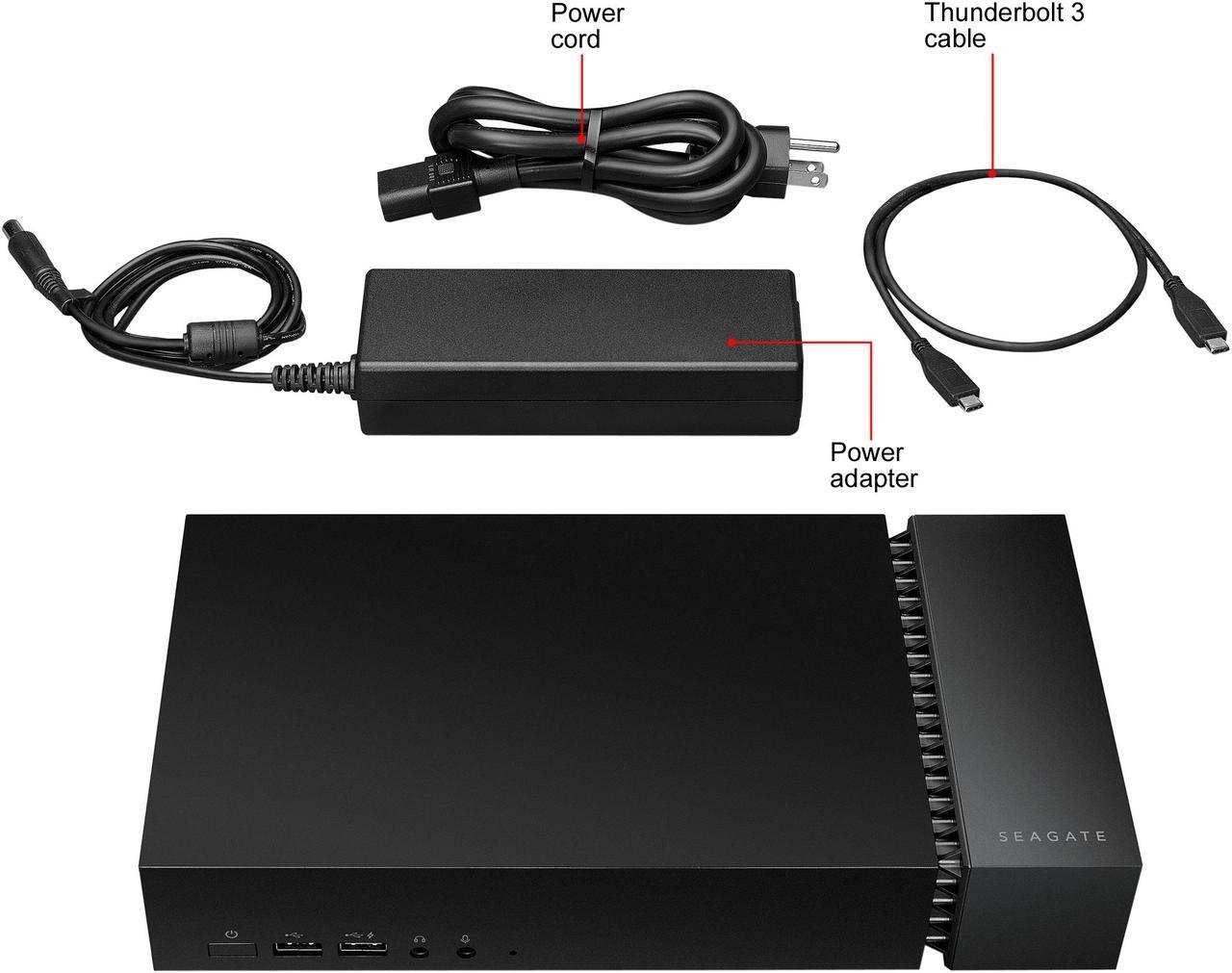 Alt view image 6 of 7 - Seagate 4TB FireCuda Gaming Dock Thunderbolt USB-C Model STJF4000400