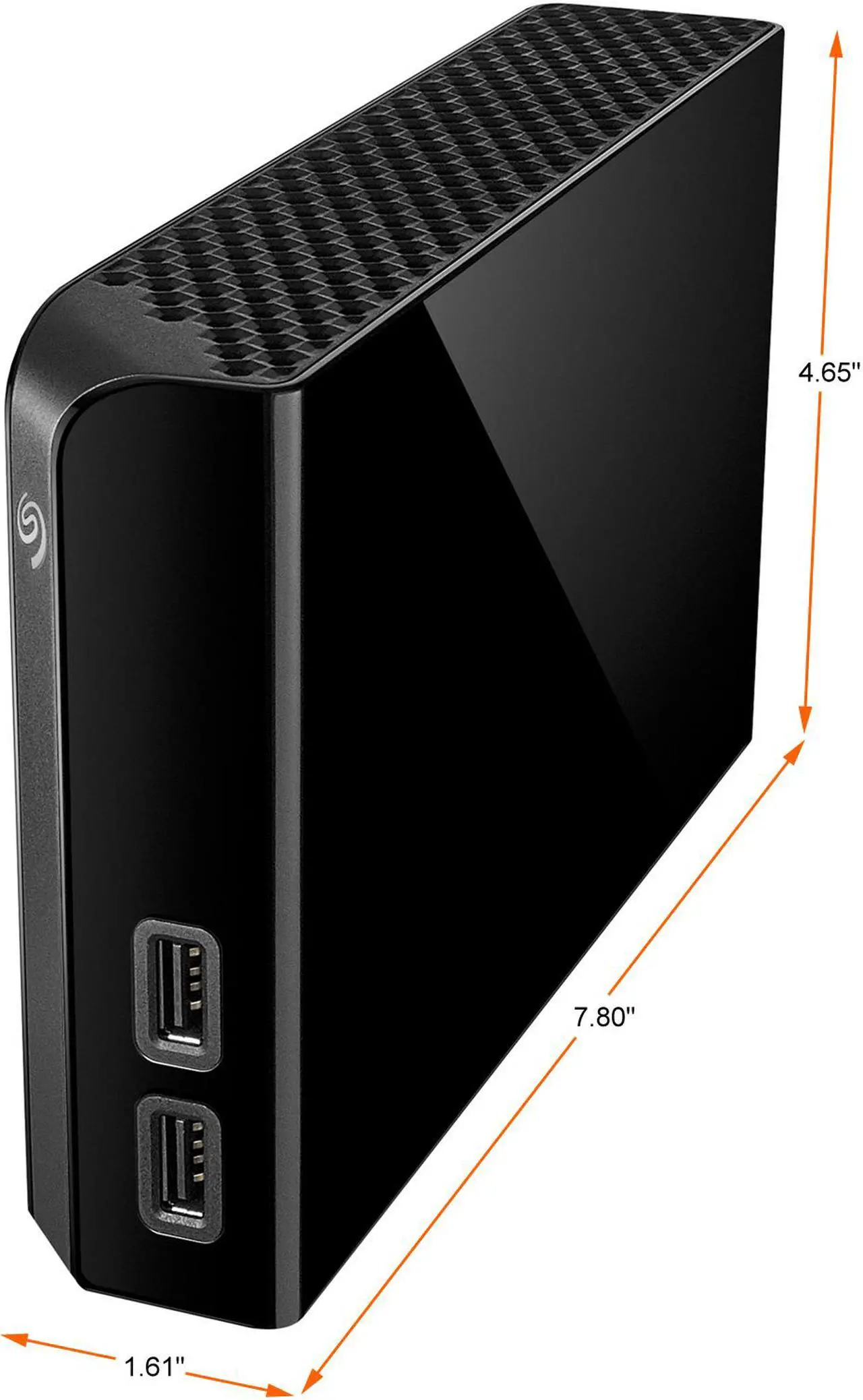 Alt view image 12 of 12 - Seagate Backup Plus Hub 14TB USB 3.0 Desktop External Hard Drive STEL14000400 Black