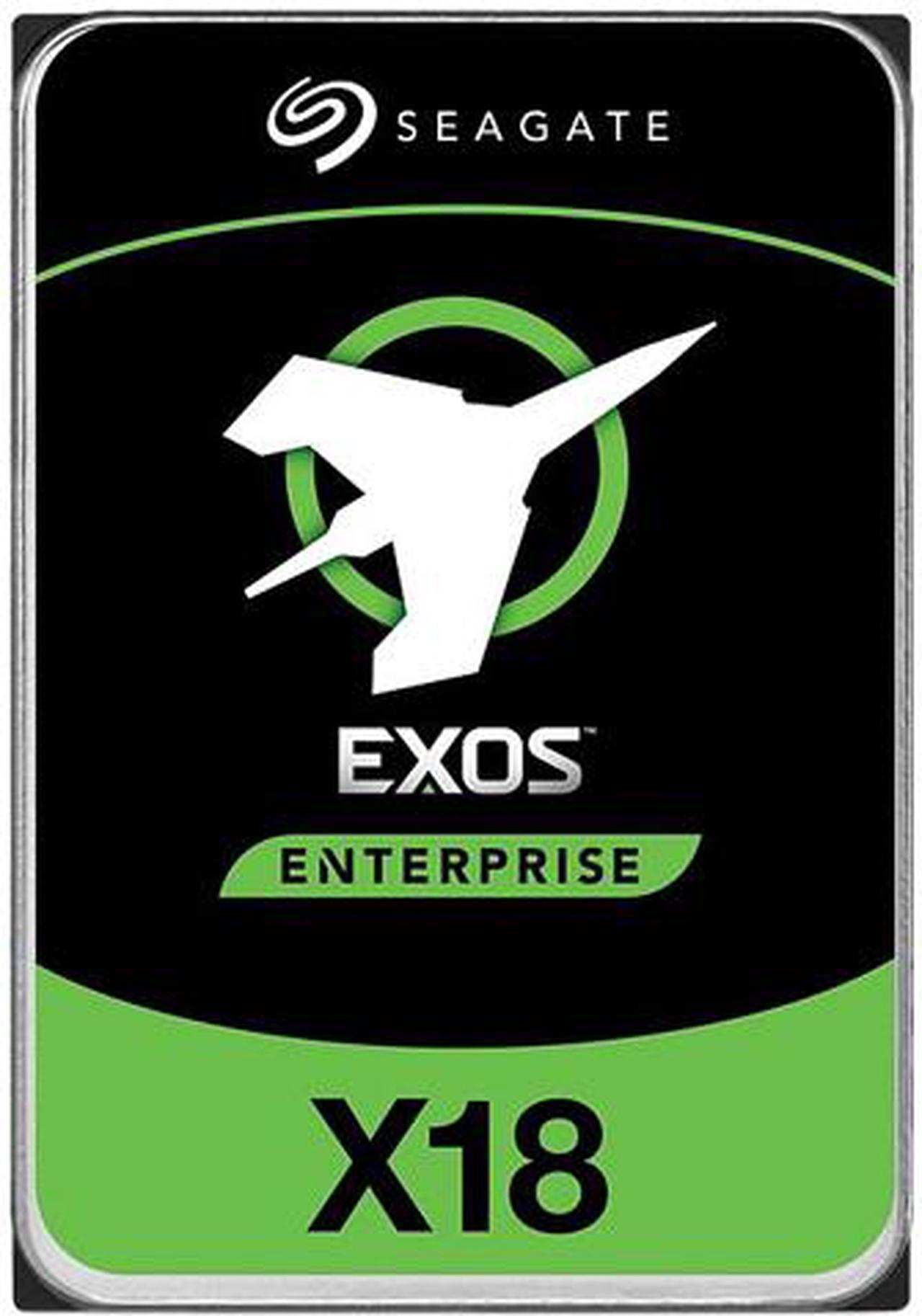 Seagate Exos X18 ST10000NM018G 10TB 7200 RPM 256MB Cache SATA 6.0Gb/s 3.5" Hard Drives