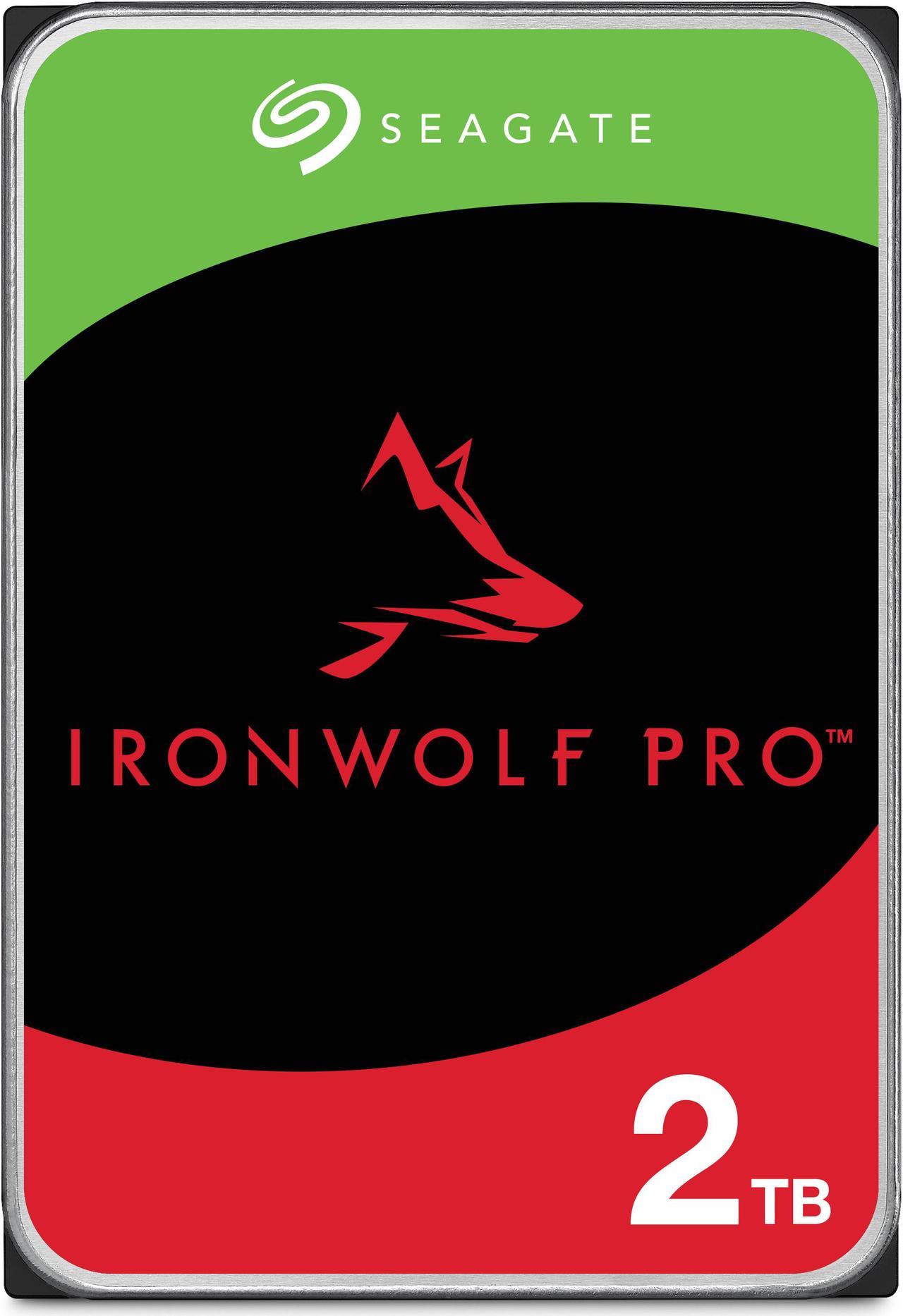 Seagate IronWolf Pro ST2000NT001 2TB 7200 RPM 256MB Cache SATA 6.0Gb/s 3.5" Internal Hard Drive