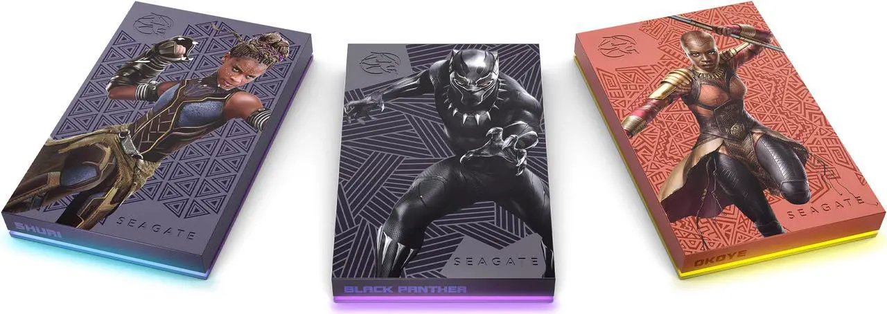 Alt view image 9 of 11 - FireCuda Okoye Special Edition 2TB Portable External Hard Drive Model STLX2000403