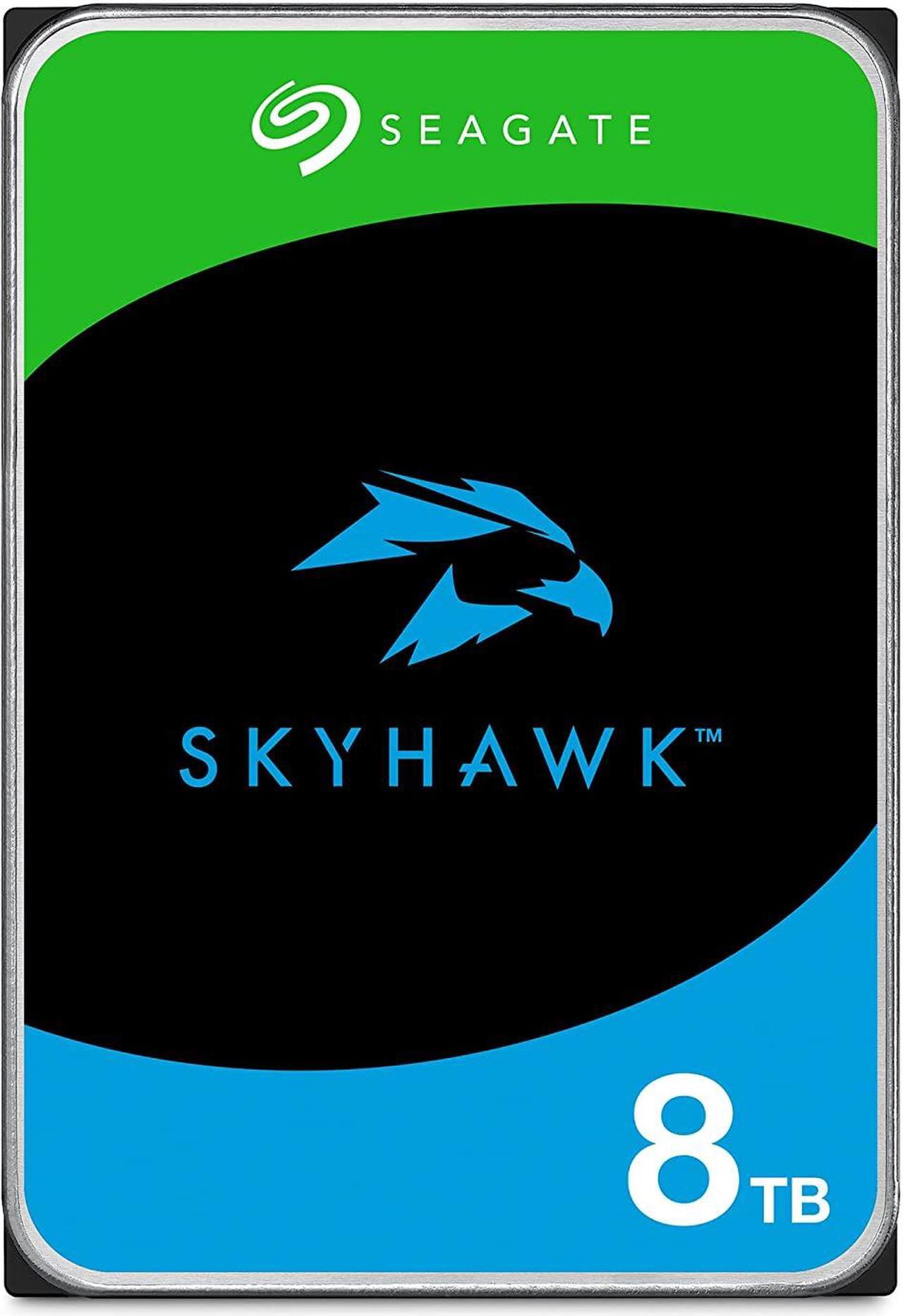 Seagate SkyHawk ST8000VX010 8TB 5400 RPM 256MB Cache SATA 6.0Gb/s 3.5" Hard Drives