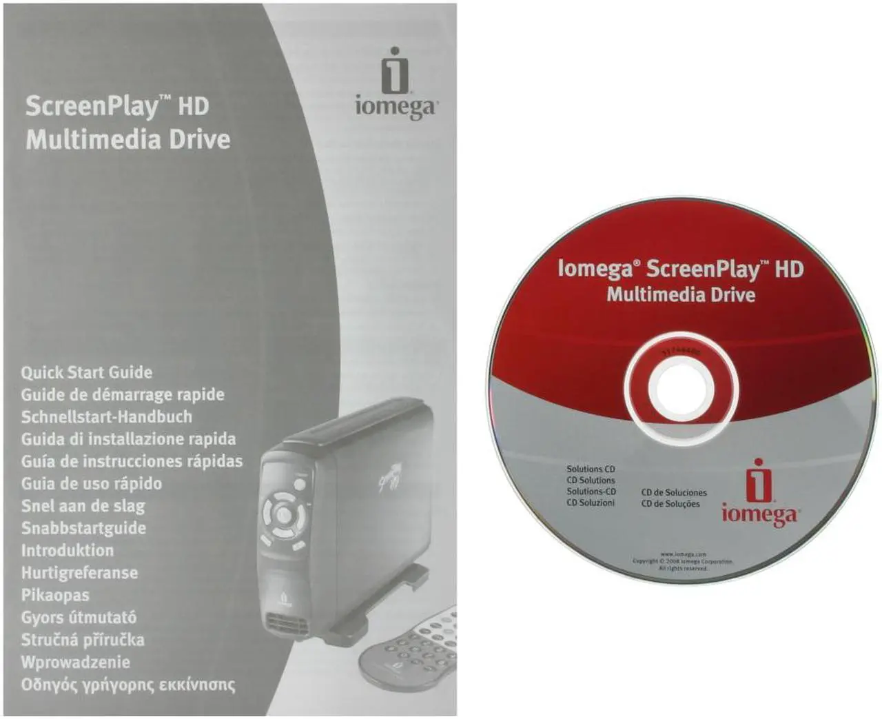Alt view image 7 of 8 - iomega 34200 ScreenPlay HD Multimedia Drive, USB 2.0/AV, 500GB