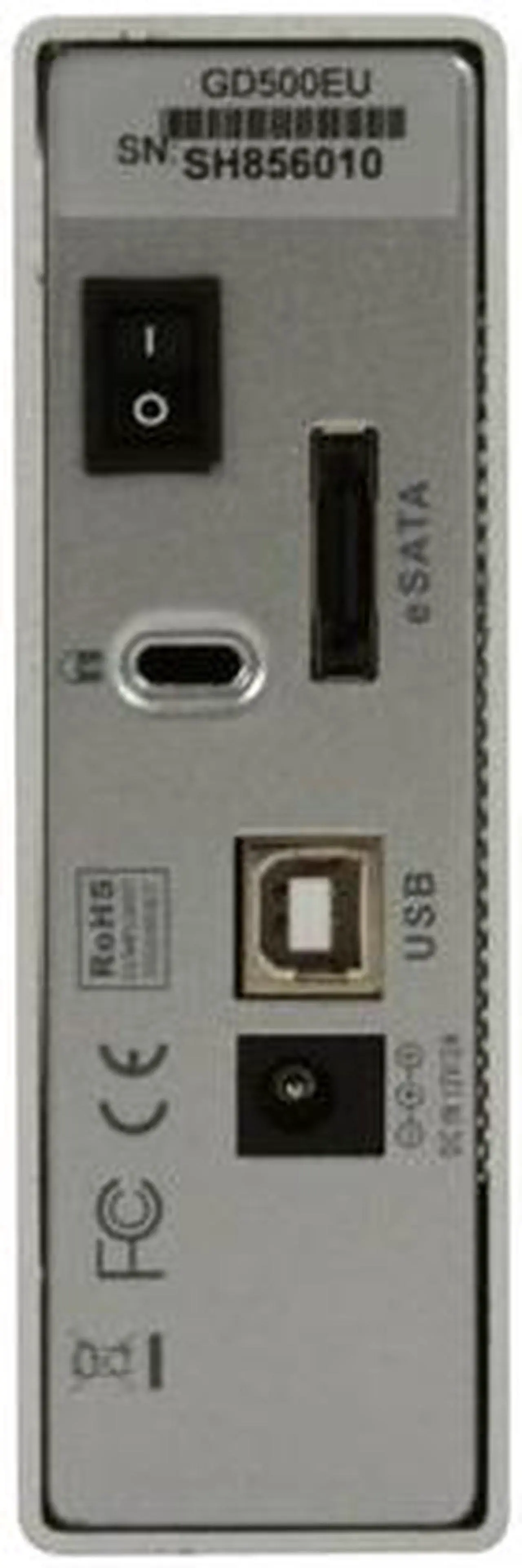 Alt view image 5 of 8 - Fantom Drives 500GB USB 2.0 / eSATA 3.5" GreenDrive External Hard Drive GD500EU