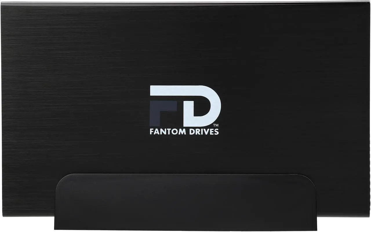 Alt view image 6 of 6 - Fantom Drives G-Force 6TB USB 3.0 / eSATA External Aluminum Desktop External Hard Drive GF3B6000EU Black