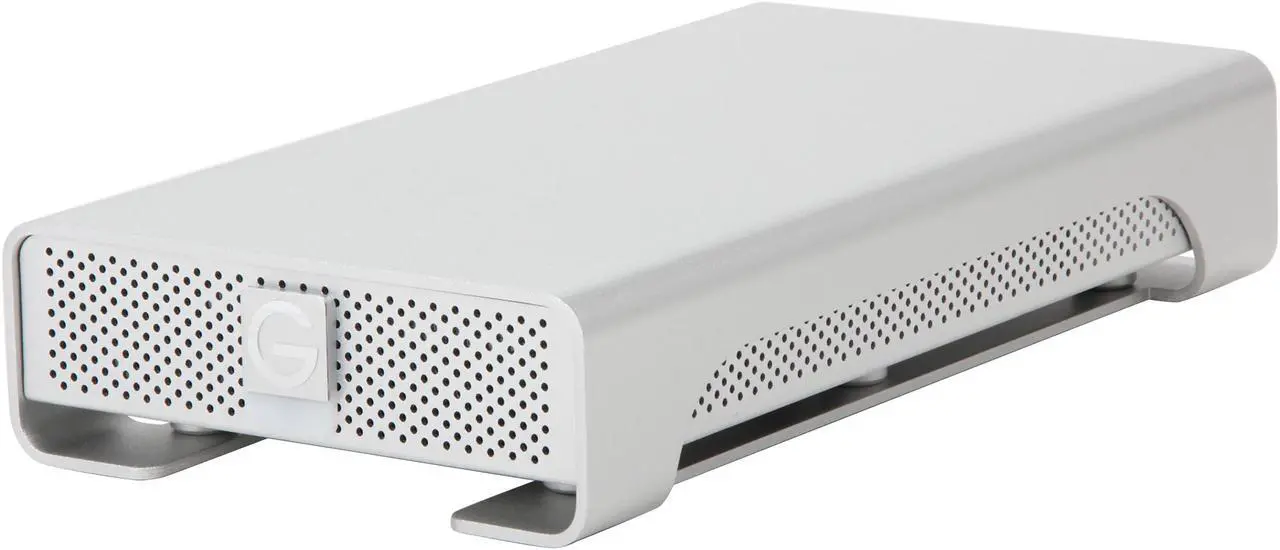 Main image of G-Technology G-Drive(Gen 4) 2TB 7200 RPM Professional High-Performance EXternal Hard Drive eSATA/ USB 2.0/ Firewire800 Silver (0G00203)