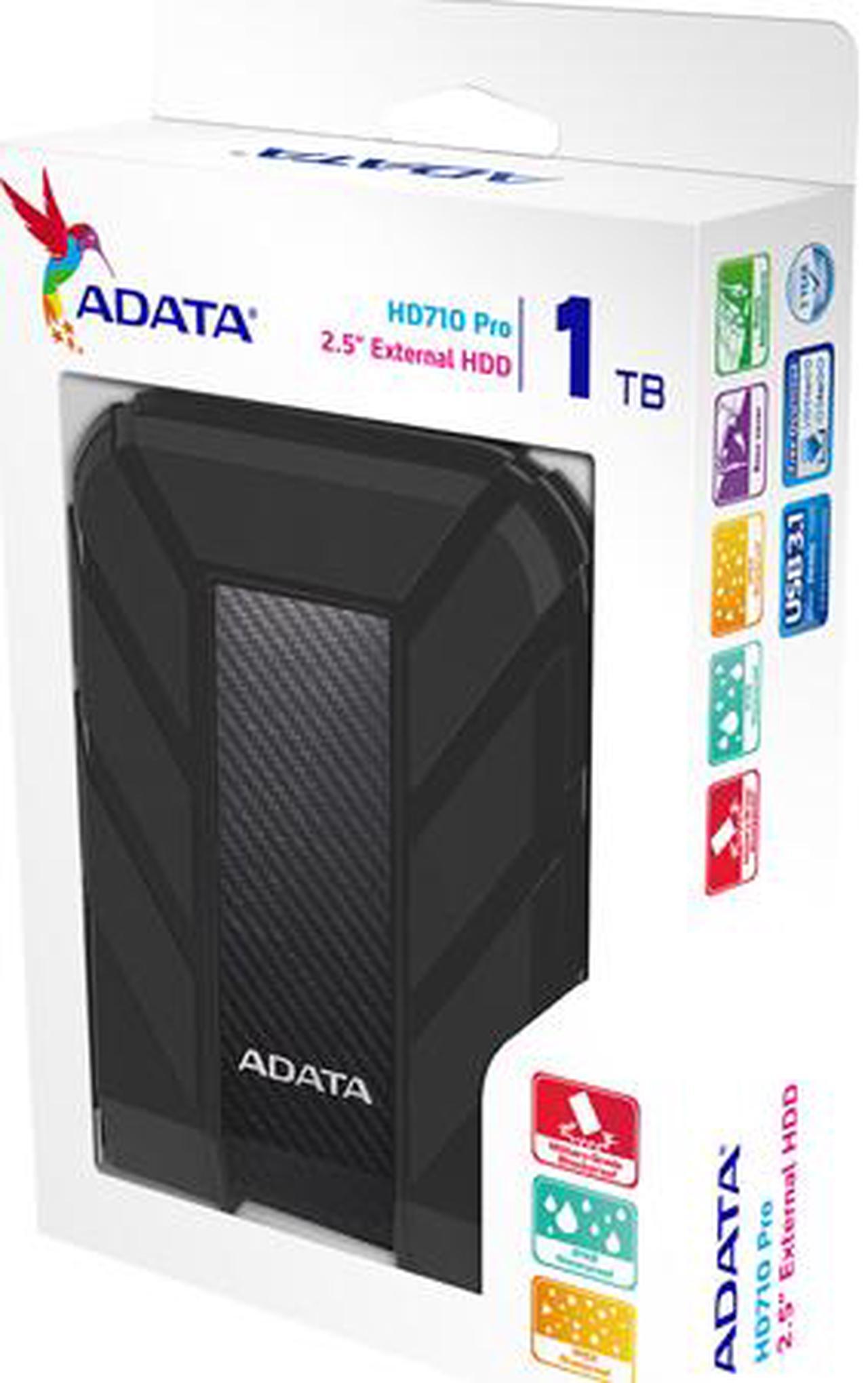 ADATA 1TB HD710P Portable Hard Drive USB 3.1 Model AHD710P-1TU31-CBK Black