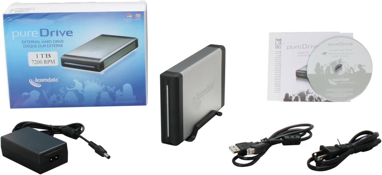 Alt view image 5 of 5 - acomdata 1TB USB 2.0 / eSATA 3.5" External Hard Drive PDHD1000USE-72