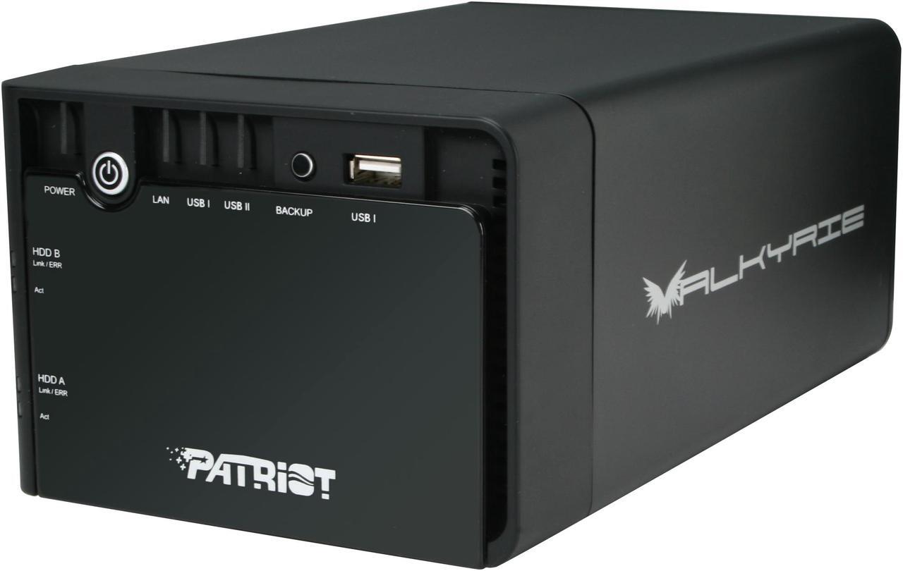 Main image of Patriot PCNASVK35S2 Diskless System Valkyrie 2-Bay Network Attach