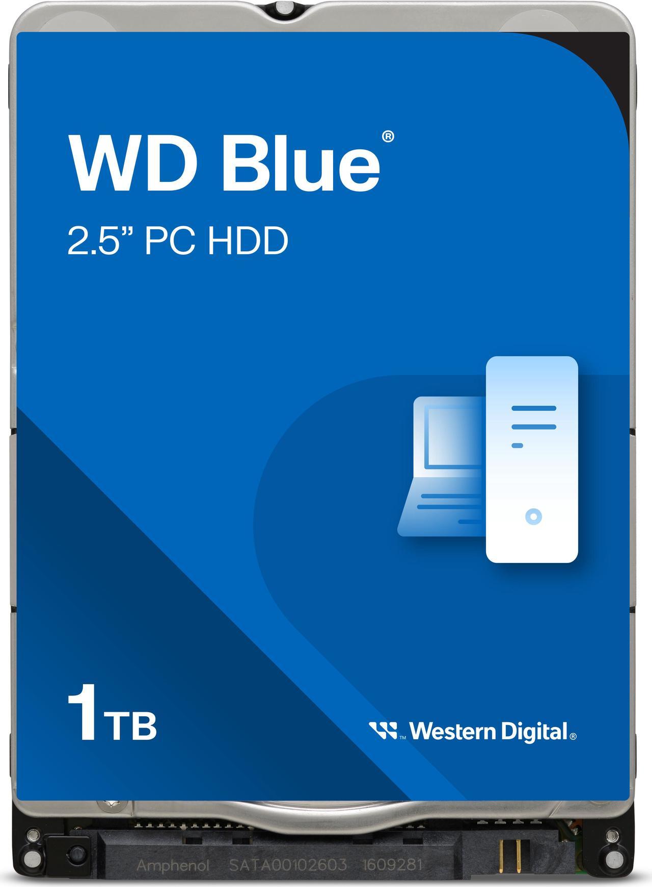 WD Blue 1TB 5400 RPM 128MB Cache SATA 6.0Gb/s 2.5" Mobile Hard Drive WD10SPZX