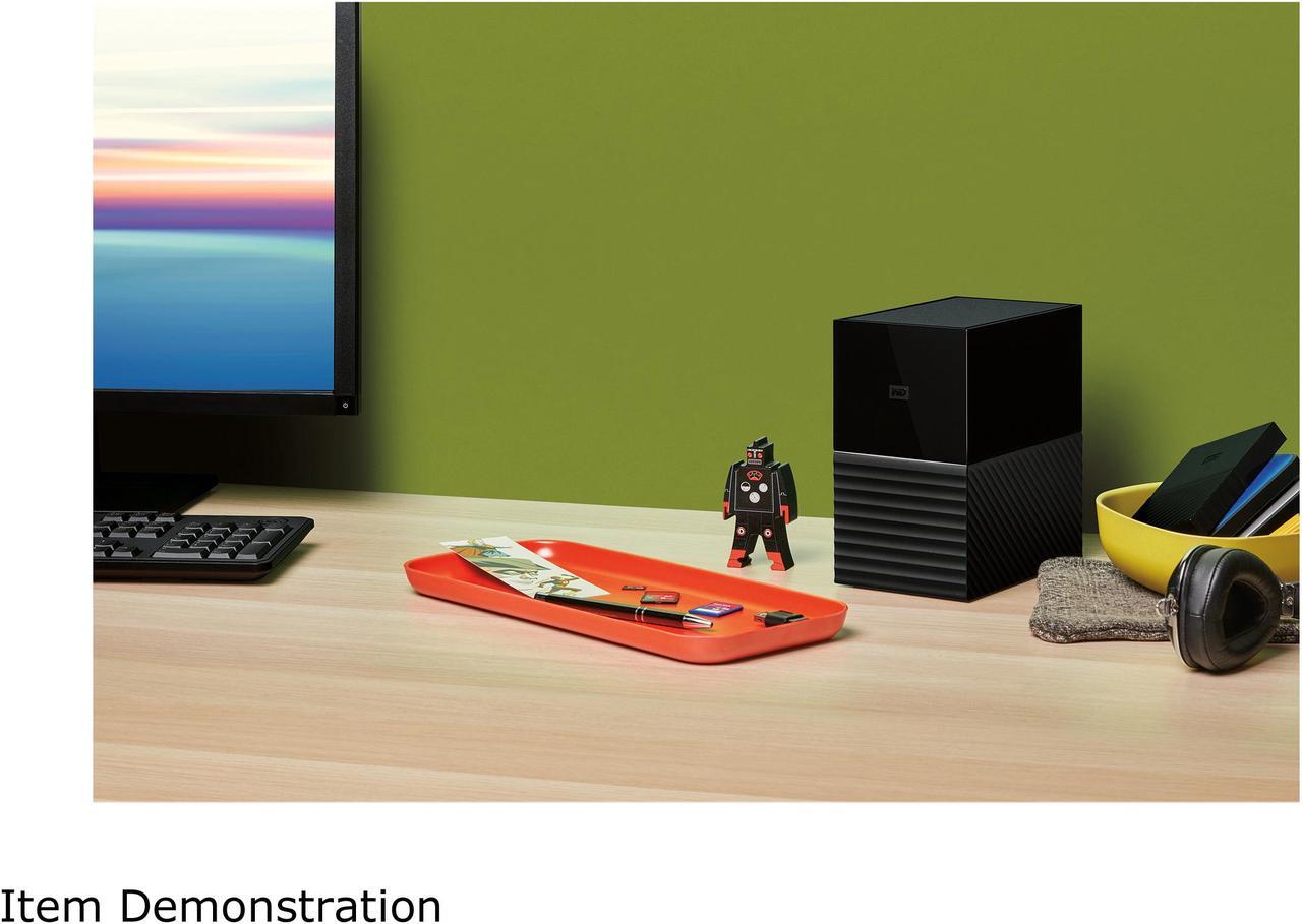 Alt view image 8 of 10 - WD 16TB My Book Duo Desktop RAID External Hard Drive 256-Bit AES Encryption - USB 3.2 Gen1 (WDBFBE0160JBK-NESN)