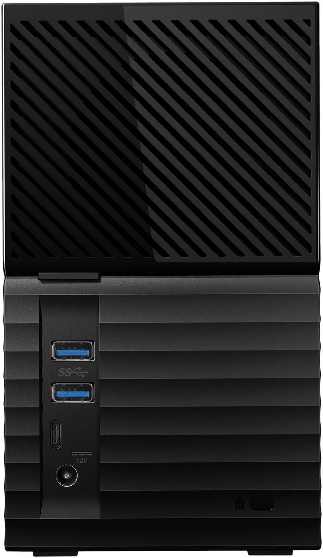 Alt view image 5 of 10 - WD 20TB My Book Duo Desktop RAID External Hard Drive 256-Bit AES Encryption - USB 3.2 Gen1 (WDBFBE0200JBK-NESN)