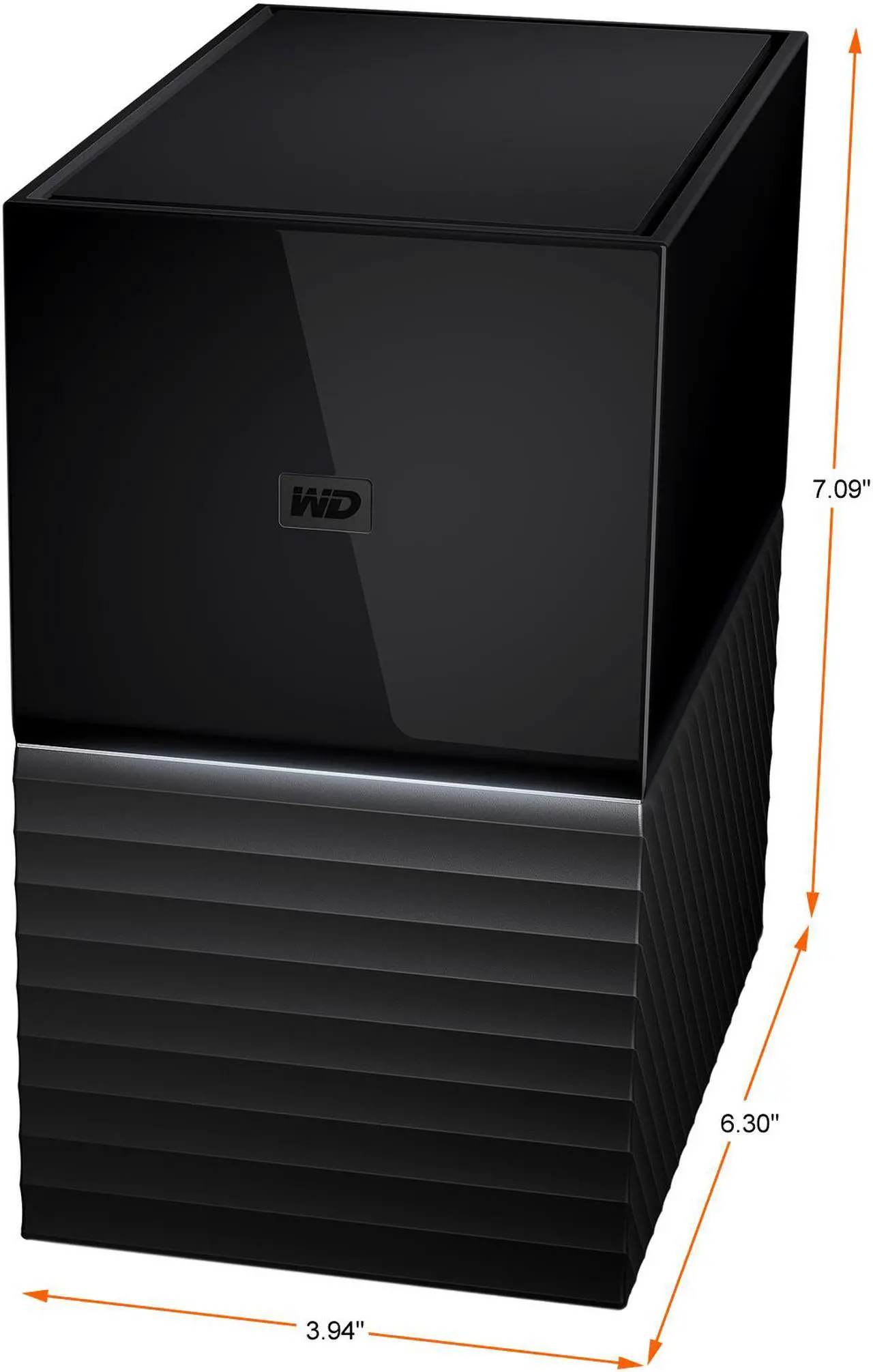 Alt view image 7 of 10 - WD 20TB My Book Duo Desktop RAID External Hard Drive 256-Bit AES Encryption - USB 3.2 Gen1 (WDBFBE0200JBK-NESN)