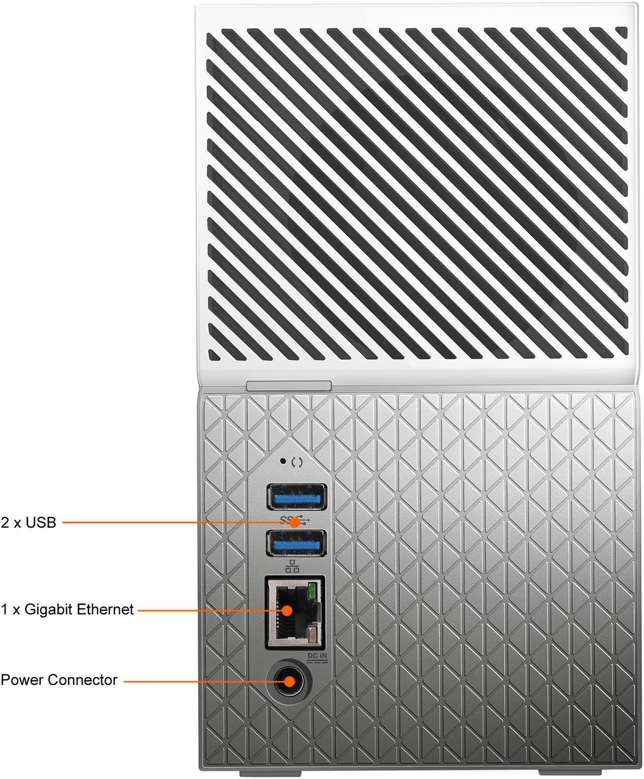 Alt view image 5 of 8 - WD 4TB My Cloud Home Duo Personal Cloud Storage (iOS/Android & Mac/PC Compatible) - (WDBMUT0040JWT-NESN)