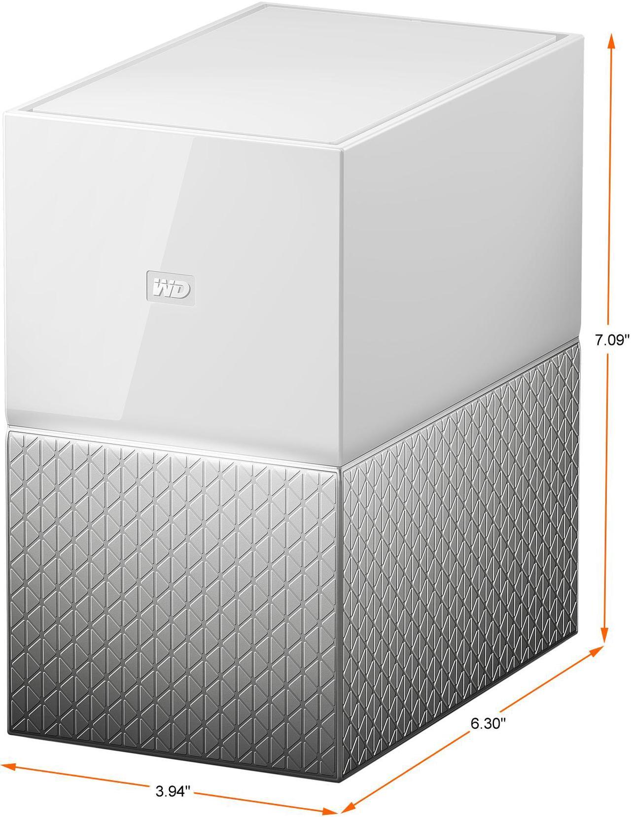 Alt view image 7 of 8 - WD 4TB My Cloud Home Duo Personal Cloud Storage (iOS/Android & Mac/PC Compatible) - (WDBMUT0040JWT-NESN)