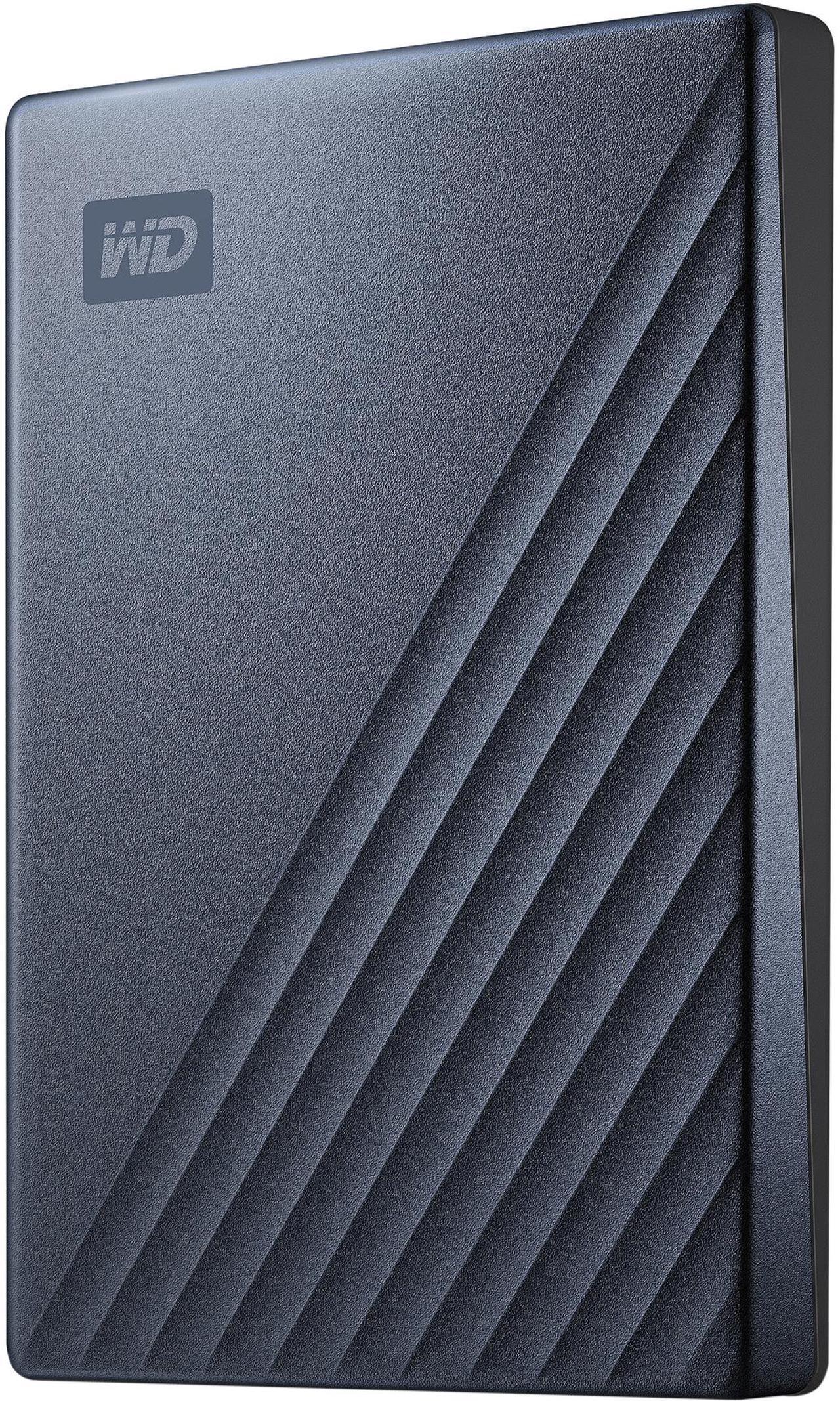 WD 2TB Blue My Passport Ultra Portable Storage External Hard Drive USB-C for PC/Windows (WDBC3C0020BBL-WESN)