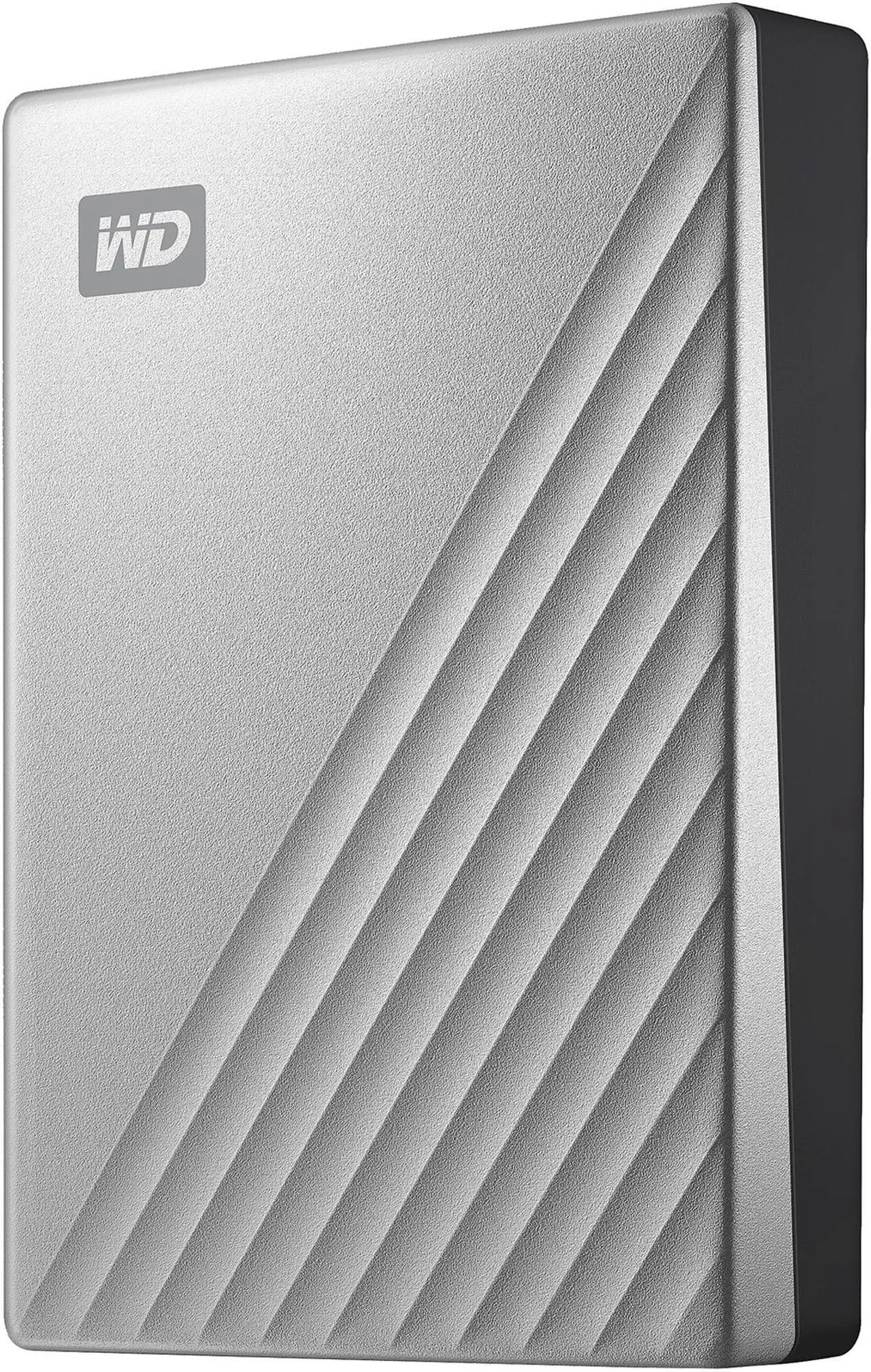 Main image of WD 4TB Silver My Passport Ultra Portable Storage External Hard Drive USB-C for PC/Windows (WDBFTM0040BSL-WESN)