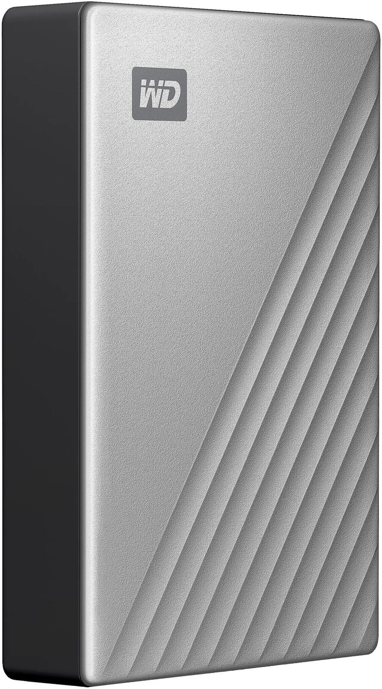 Alt view image 3 of 8 - WD 4TB Silver My Passport Ultra Portable Storage External Hard Drive USB-C for PC/Windows (WDBFTM0040BSL-WESN)