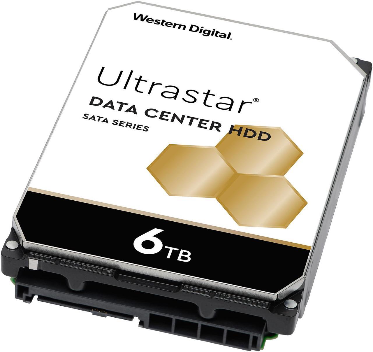Alt view image 4 of 5 - Western Digital Ultrastar 6TB DC HC310 7200 RPM SATA 6.0Gb/s 3.5" Data Center Internal Hard Drive - 0B36039