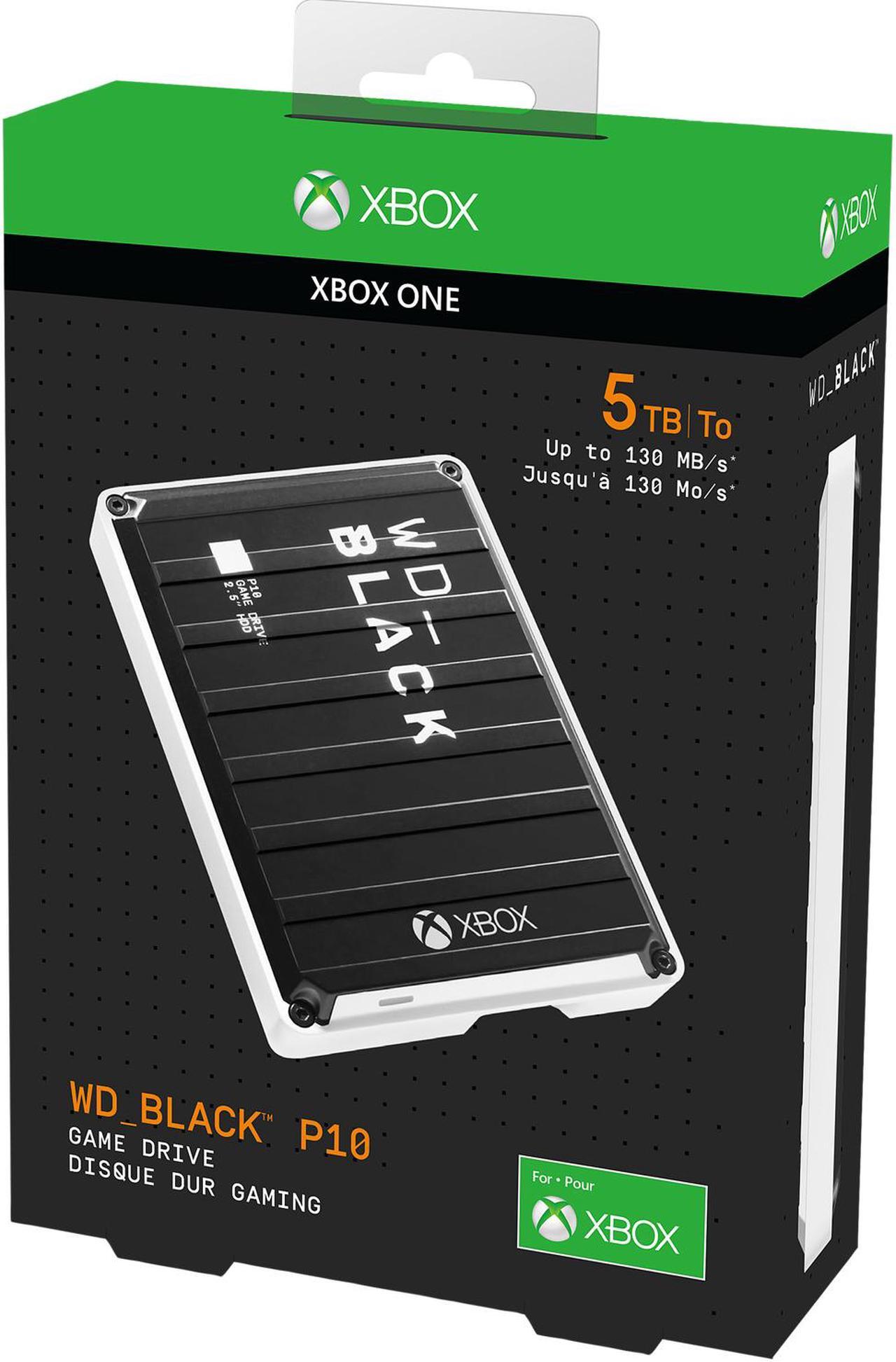 Alt view image 7 of 7 - WD Black 5TB P10 Game Drive Portable External Hard Drive for Xbox USB 3.2 (WDBA5G0050BBK-WESN)