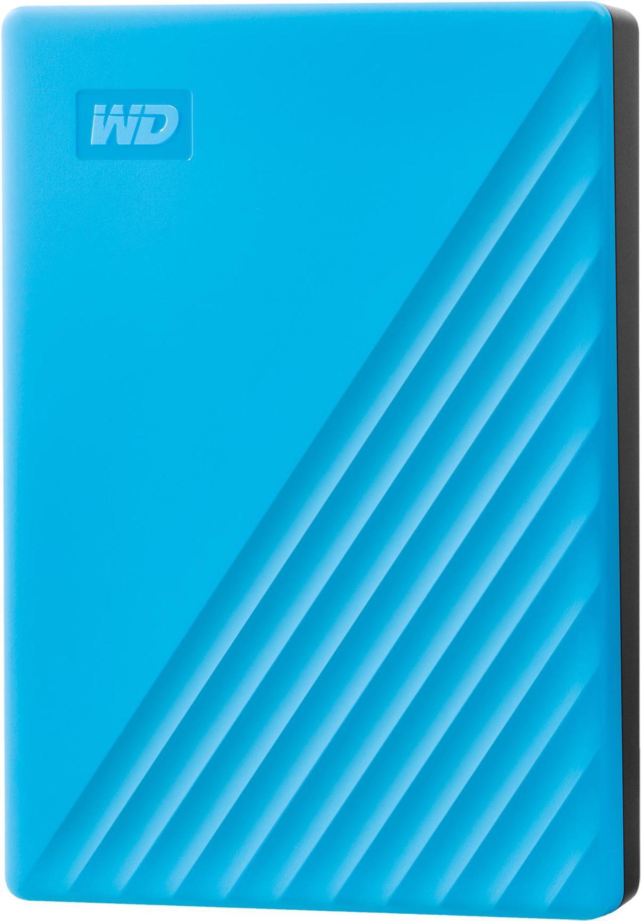 WD 4TB My Passport Portable Storage External Hard Drive USB 3.2 for PC/MAC Blue (WDBPKJ0040BBL-WESN)